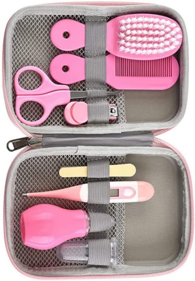 Baby Healthcare and Grooming Kit 8 in 1 Baby Item Newborn Essentials Nursery Care Set Ideal for Newborn Infant Toddler Girls Boys zhengyali