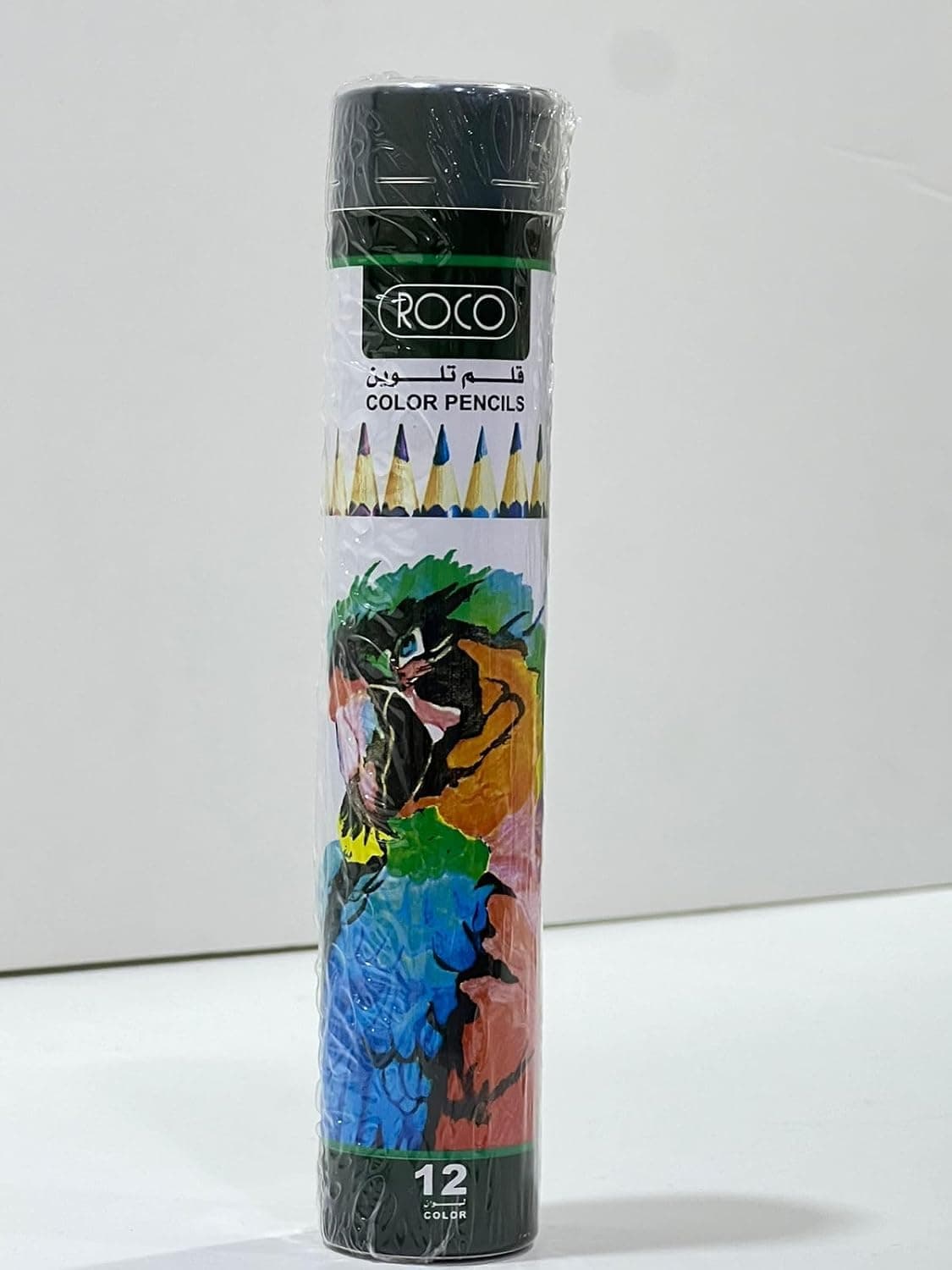 COLOR PENCILS 12CLR ROUND METAL CASE ROCO RQ-1900012