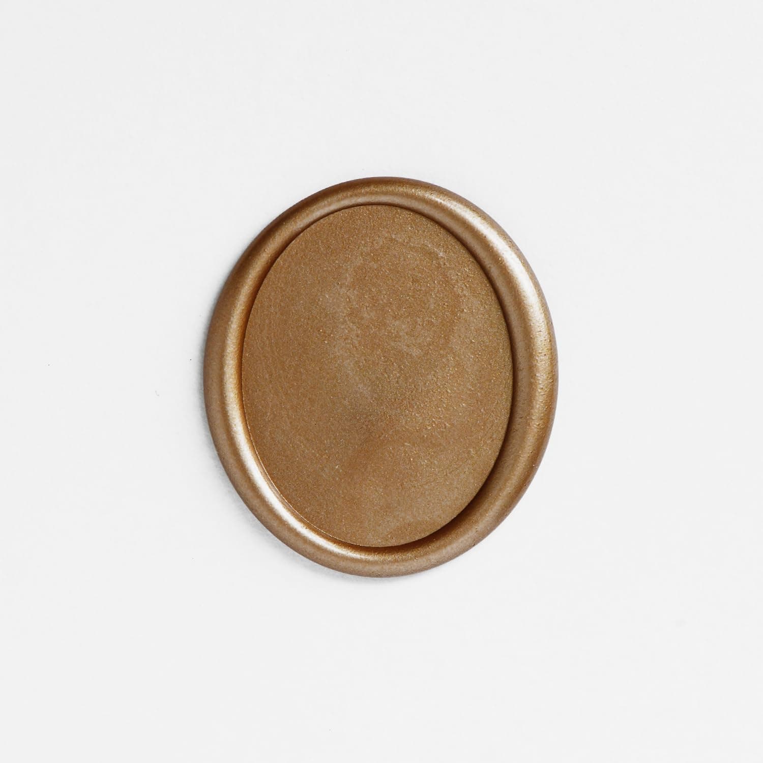 Oval Mirror Polished Blank Wax Seal Stamp - for Wedding Invitations, Envelopes, Gift Wrapping, Branding, Art Project