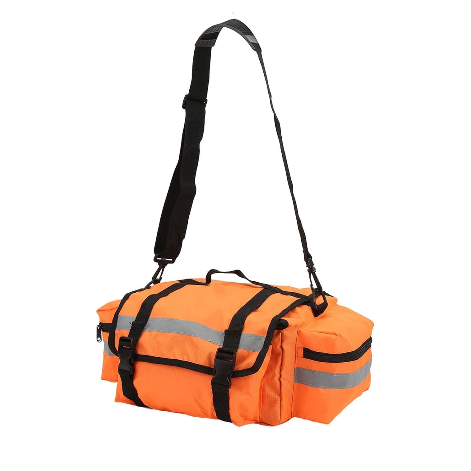 Alomejor Empty First Responder Bag, 600DPU Fabric with Multiple Pockets Organized Compartments Large Capacity for Emergency Equipment Storage and Transport