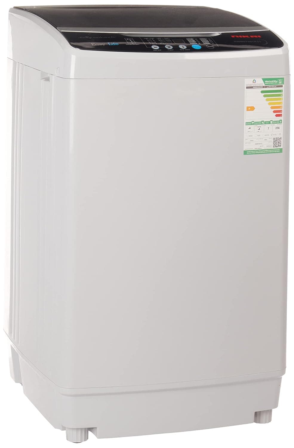 Nikai 7kg Top Loading Washing Machine | Fuzzy Logic | 8 Smart Programs | Water-Efficient with Quick Wash | Auto Balancing Control | Stainless Steel Drum | Eco-Friendly & Silent Operation | NWM0700TK25