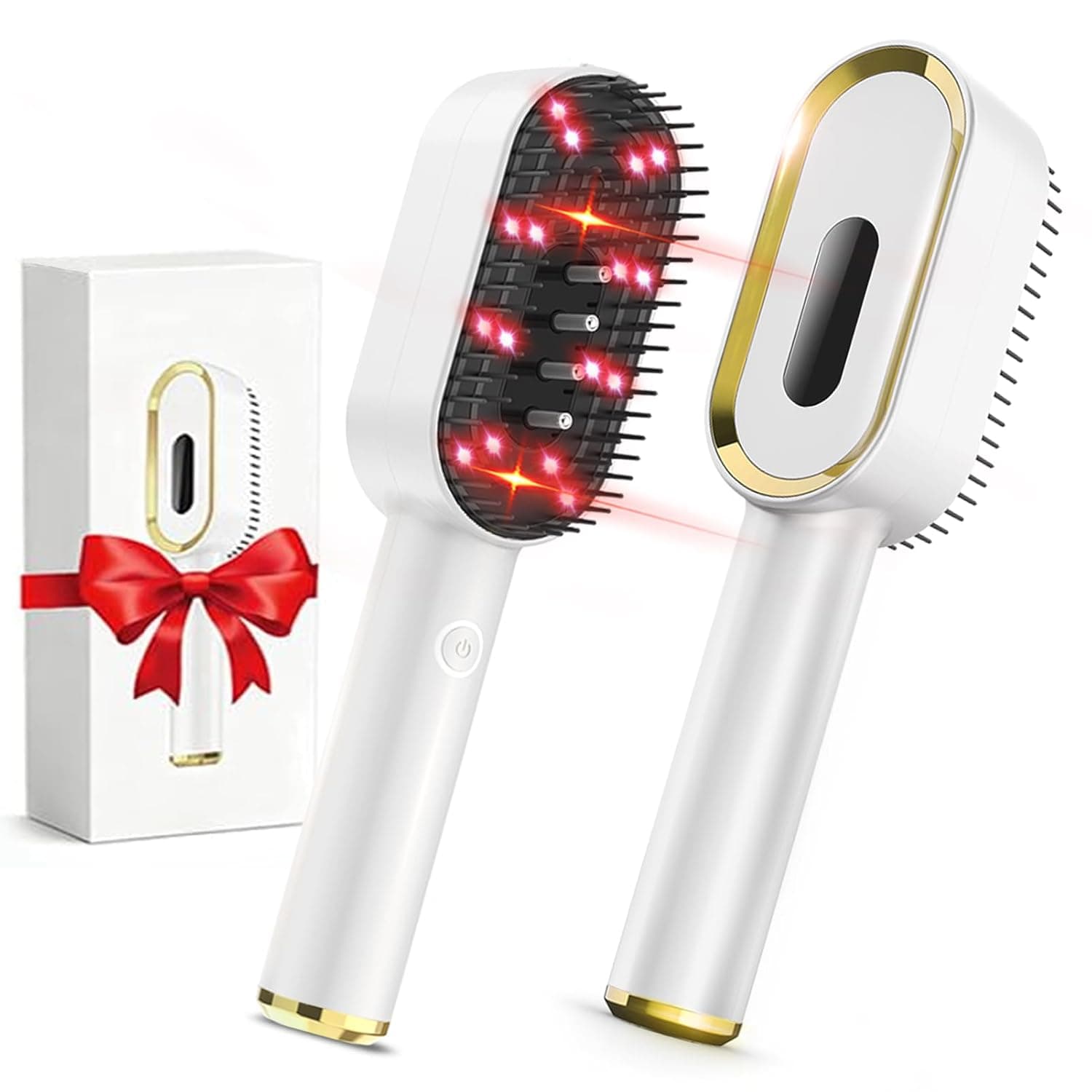 Laser Therapy Hair Growth Comb, Handheld Comb-Shaped Hair Regrowth Device for Hair Growth, 3 in 1 Hair Oil Applicator for Hair Care, Electric Scalp Massager for Healthier Hair
