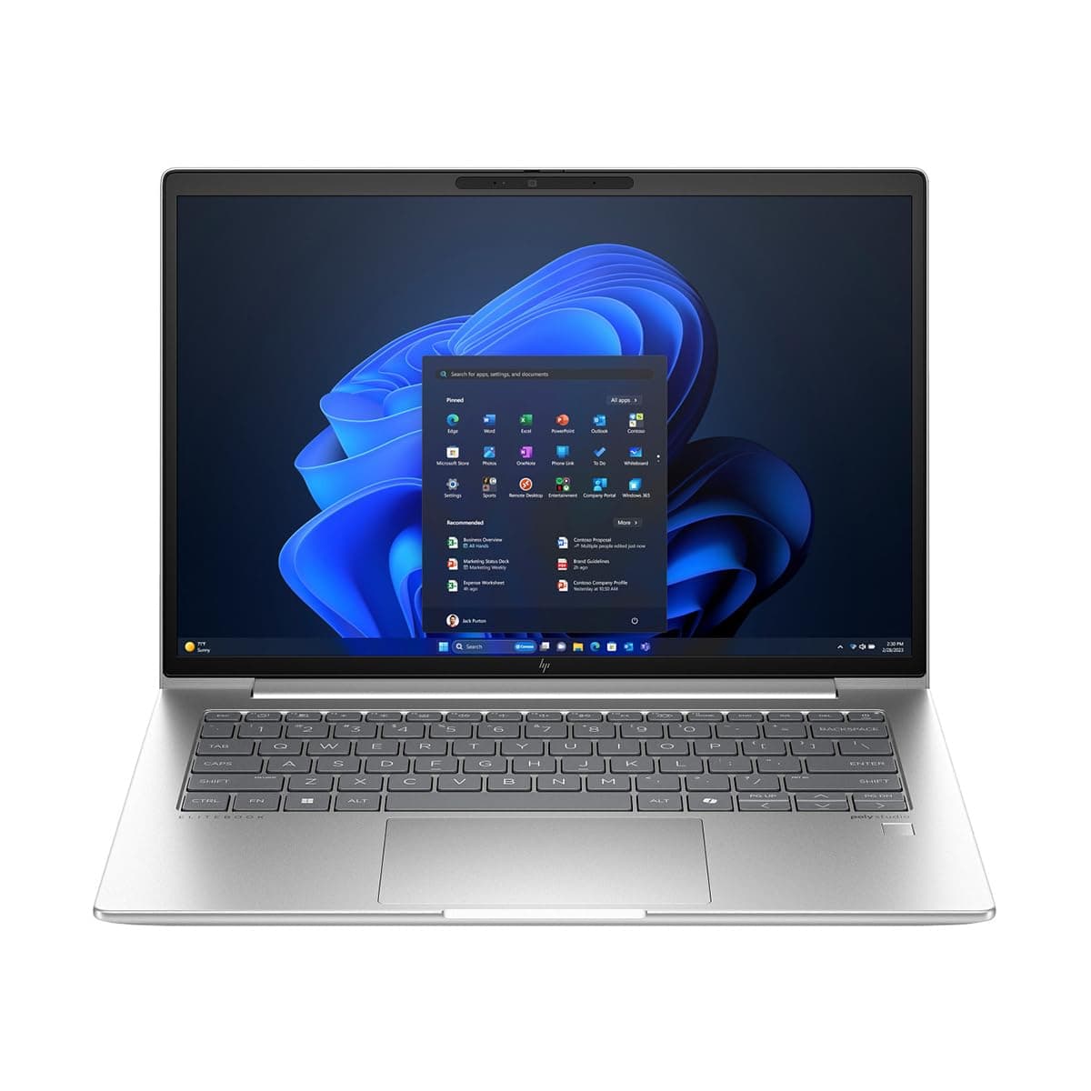 HP EliteBook 640 G11 14" Notebook - WUXGA - Intel Core Ultra 7 165U - vPro Technology - 16 GB - 512 GB SSD - English Keyboard - Pike Silver