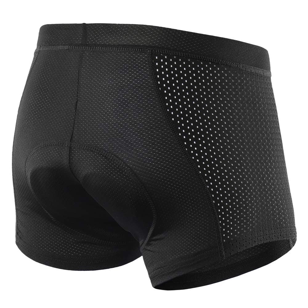 Eacam Men's Breathable Padded Bike Shorts Cycling Underwear 3D Gel Padding Mountain Riding Shorts