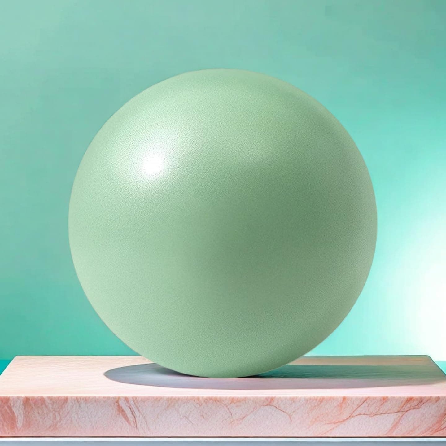 1pcs Small Pilates Ball 9 Inch Small Exercise Ball Mini Workout Yoga Balls for Gym Yoga, Core Training, Fitness, Workout, Stability, Improves Balance
