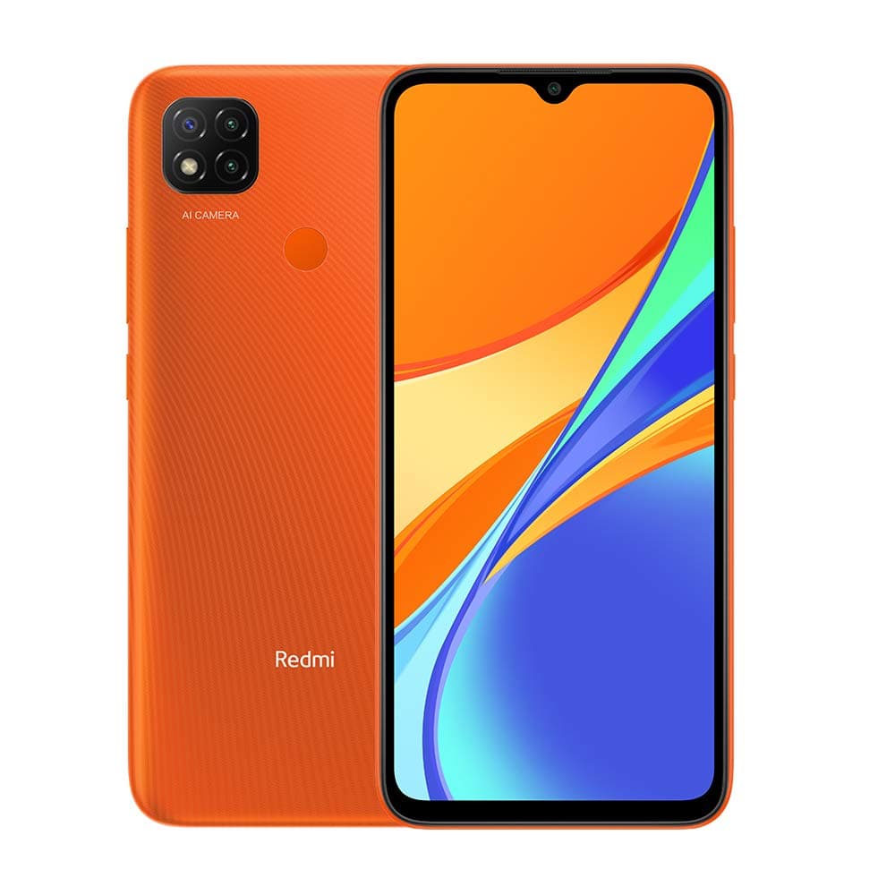 Xiaomi Redmi 9C Smartphone, 6.53", Dual SIM, 32GB, 2GB RAM - Sunrise Orange