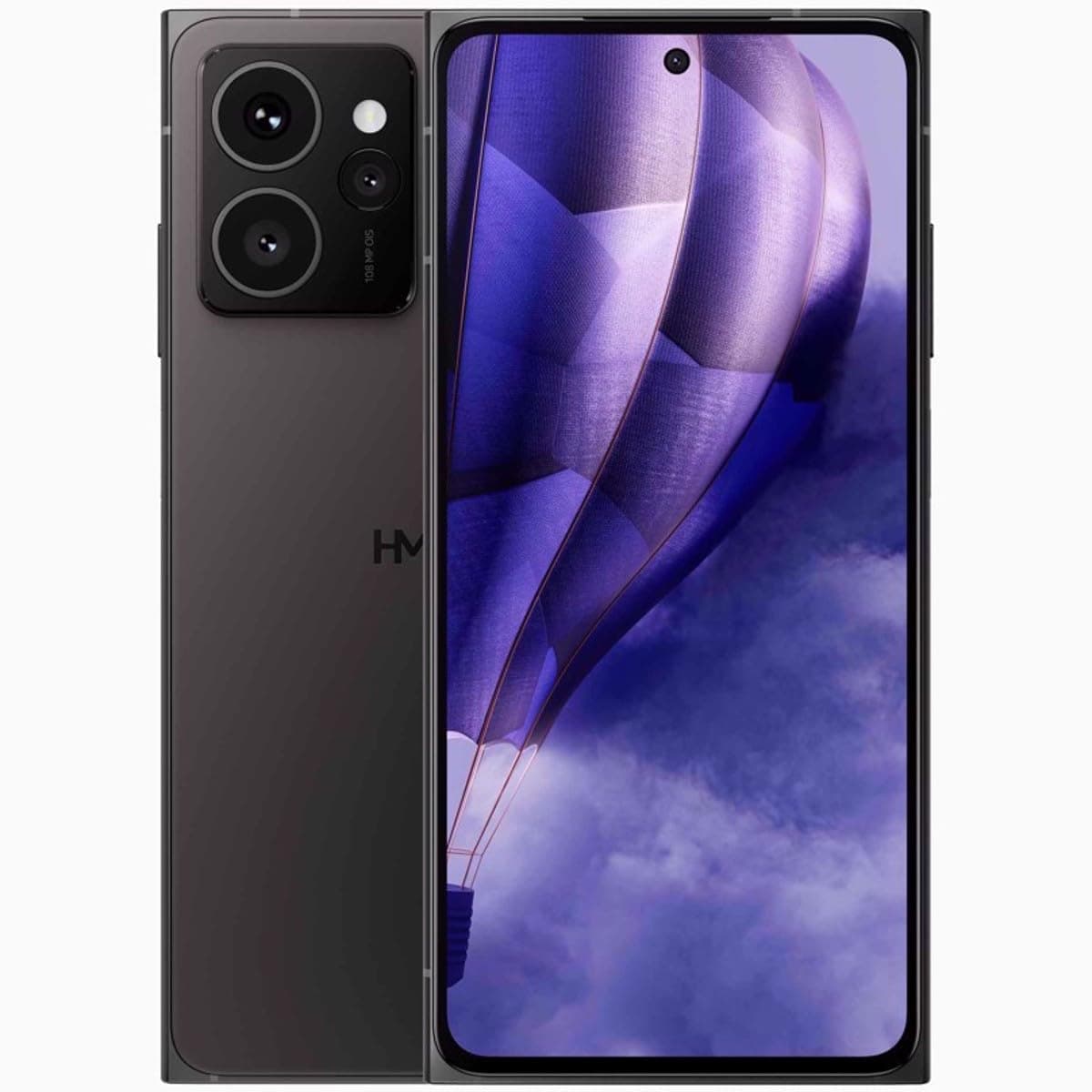 HMD Skyline Dual-SIM 128GB ROM + 8GB RAM (GSM Only | No CDMA) Factory Unlocked 5G Smartphone (Twisted Black) - International Version