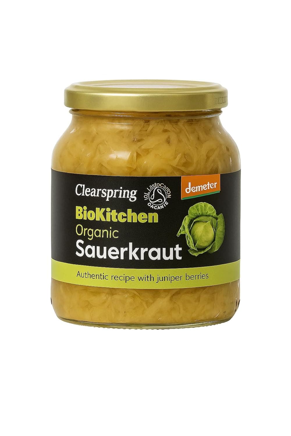 Clear Spring Organic Sauerkraut, 360 g, Multicolour