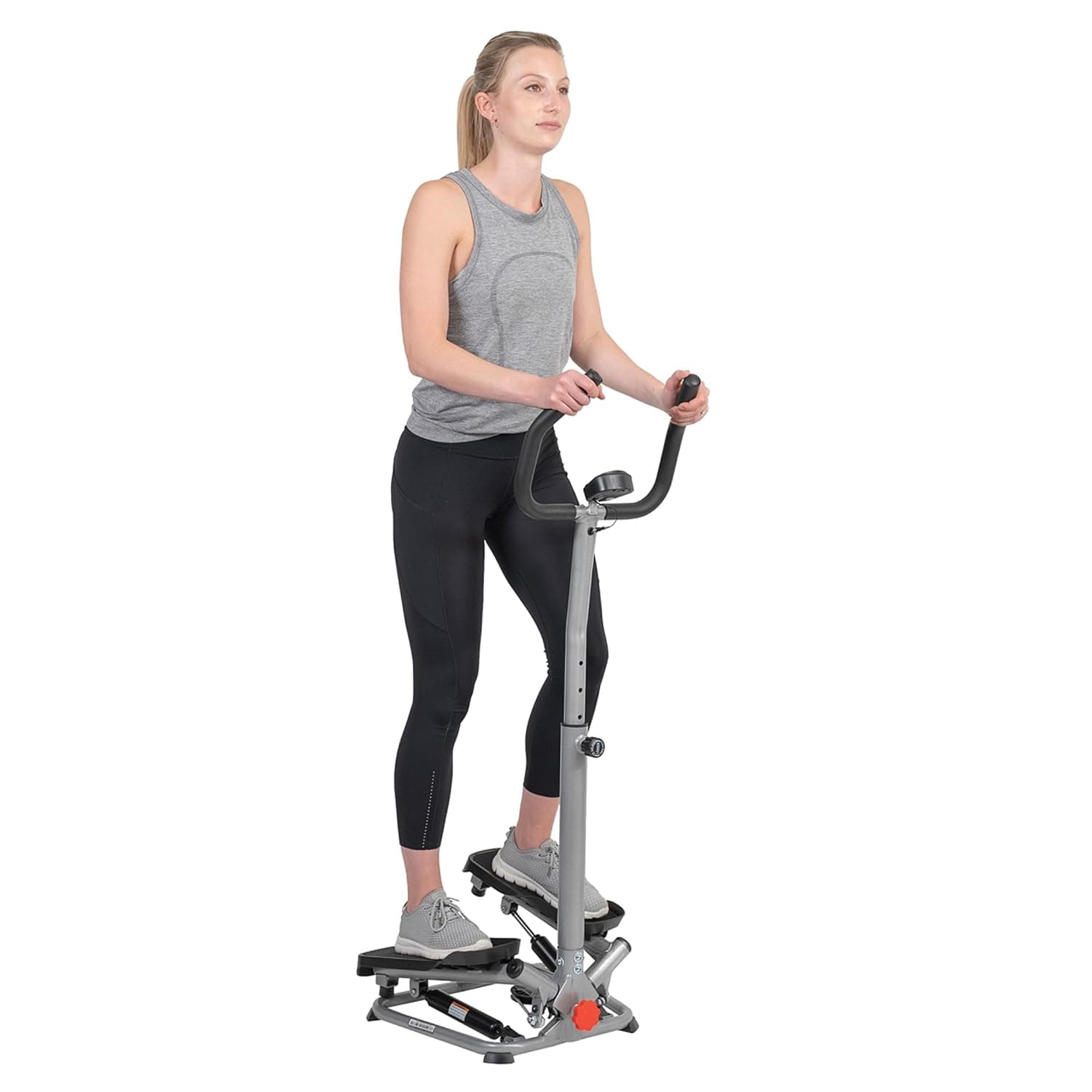 Sunny Health & Fitness Twist Stair Stepper for Low-Impact Home Cardio