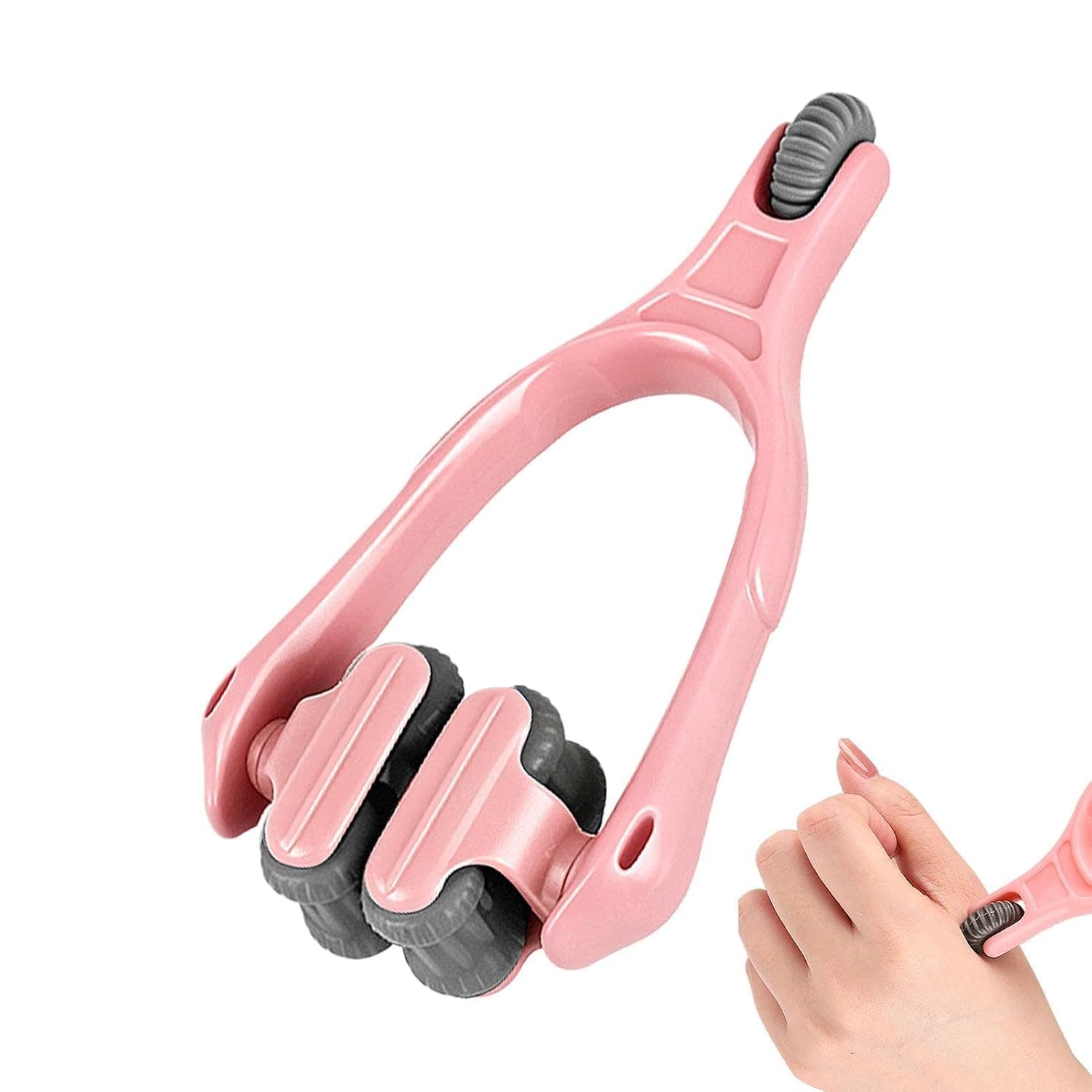 Finger Massagers 2-row Non-slip Portable Adjustable Handheld Tool | Hands Massage Roller for Spa Home Travel Yoga Relaxation Facial Salon Meditation