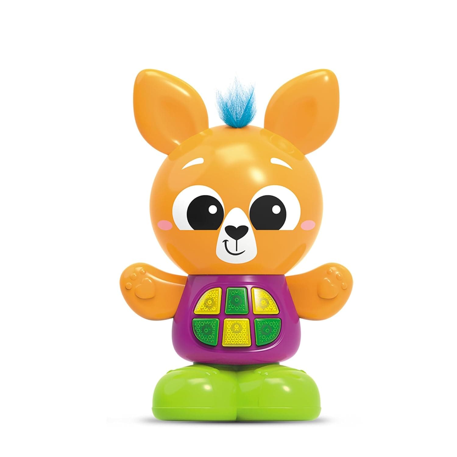 Kids Hits Baby Hoppers Kangaroo Musical Learning Toy for Kids, Includes Light Up Buttons, Funny Sounds Counting Song and Touch Forelock Talking, Dancing Activity Play for Kids