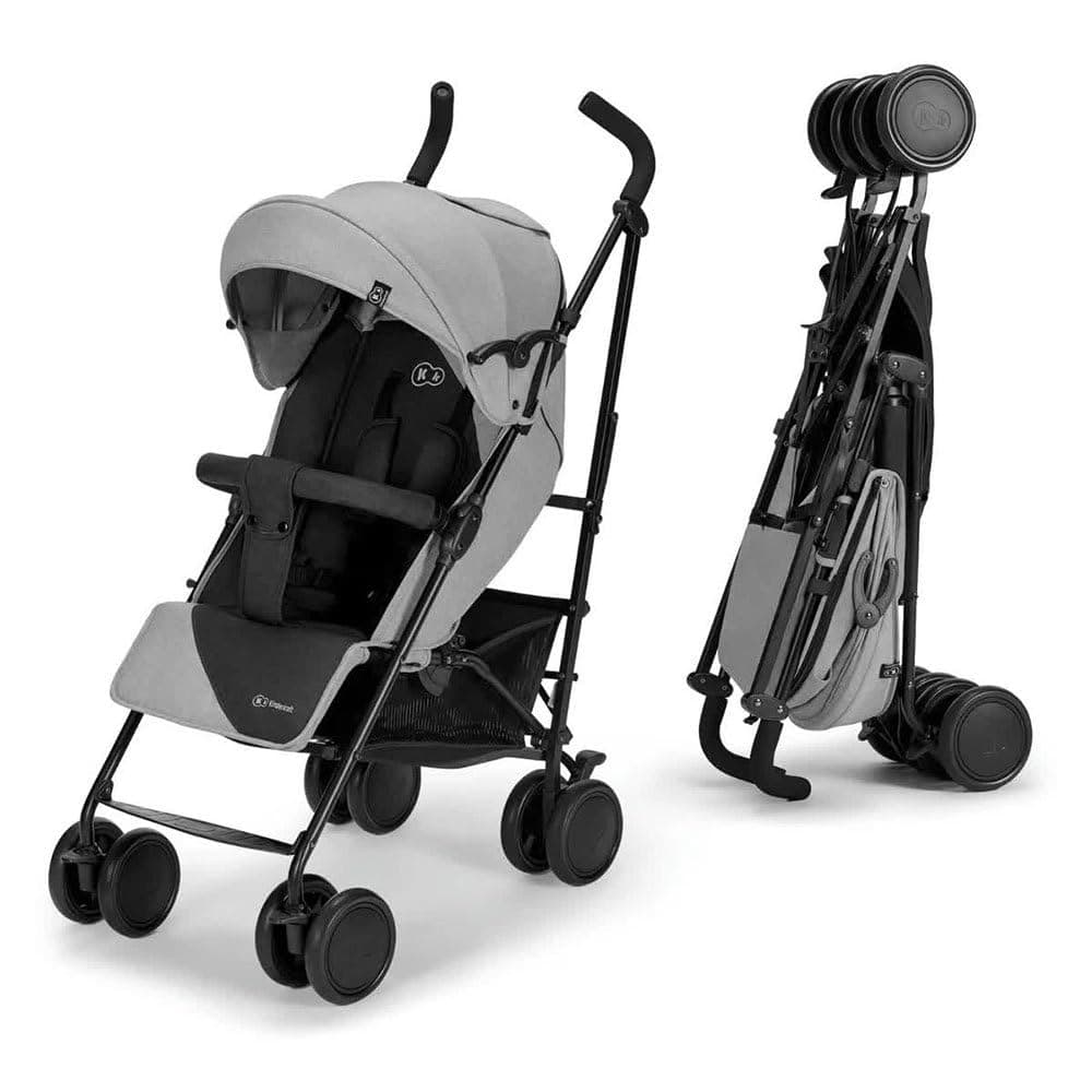 Kinderkraft SIESTA Pushchair, Umbrella, Foldable/Compact, Reclining Position, Up to 22 kg, Grey