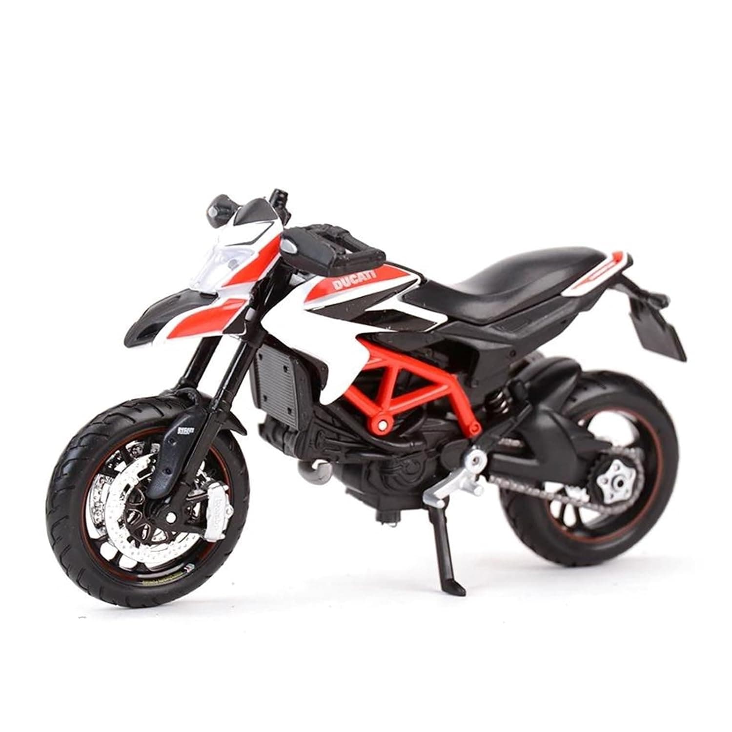 SHAYANZI Mini Simulation Motorcycle Toys 1:18 for Ducati Hypermotard Sp 2013 Static die-cast car Collection Hobby Model Toys Adult for Boys