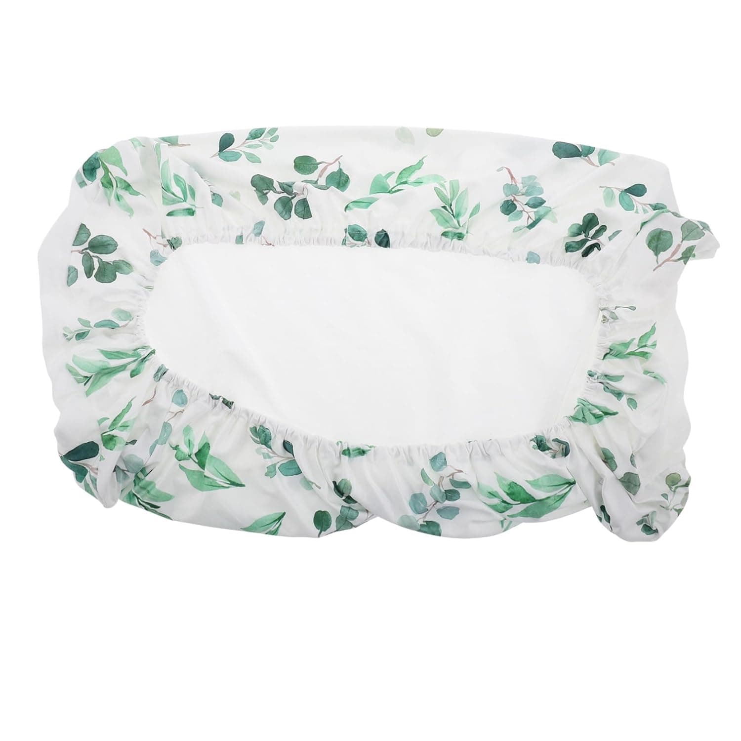 TOYANDONA Changing Table Pad Removable and Washable Nursery Essential for Home and Daycare Gentle Knitted Leaves and Fleece