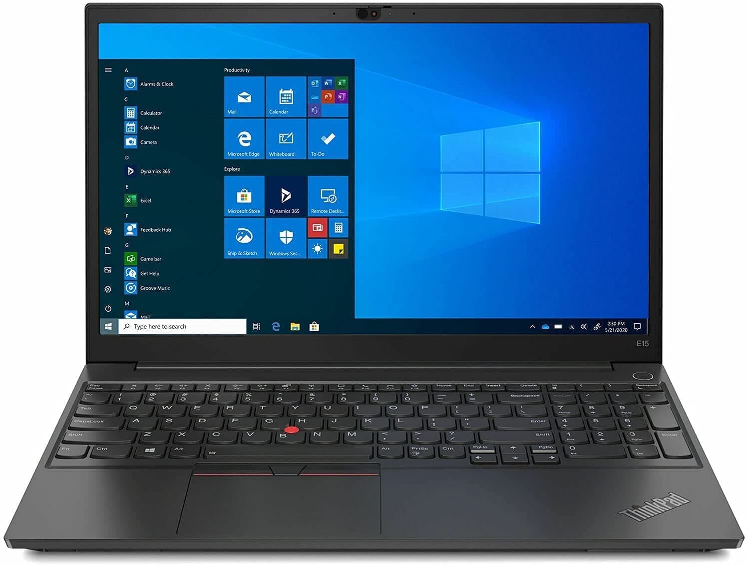 Lenovo ThinkPad E15 Gen 2 Intel Laptop, 15.6" FHD IPS Display, Intel 4-Core i7-1165G7 Processor, 32GB DDR4, 1TB PCIe SSD, Webcam, Backlit Keyboard, Fingerprint Reader, Thunderbolt 4, Windows 11 Pro