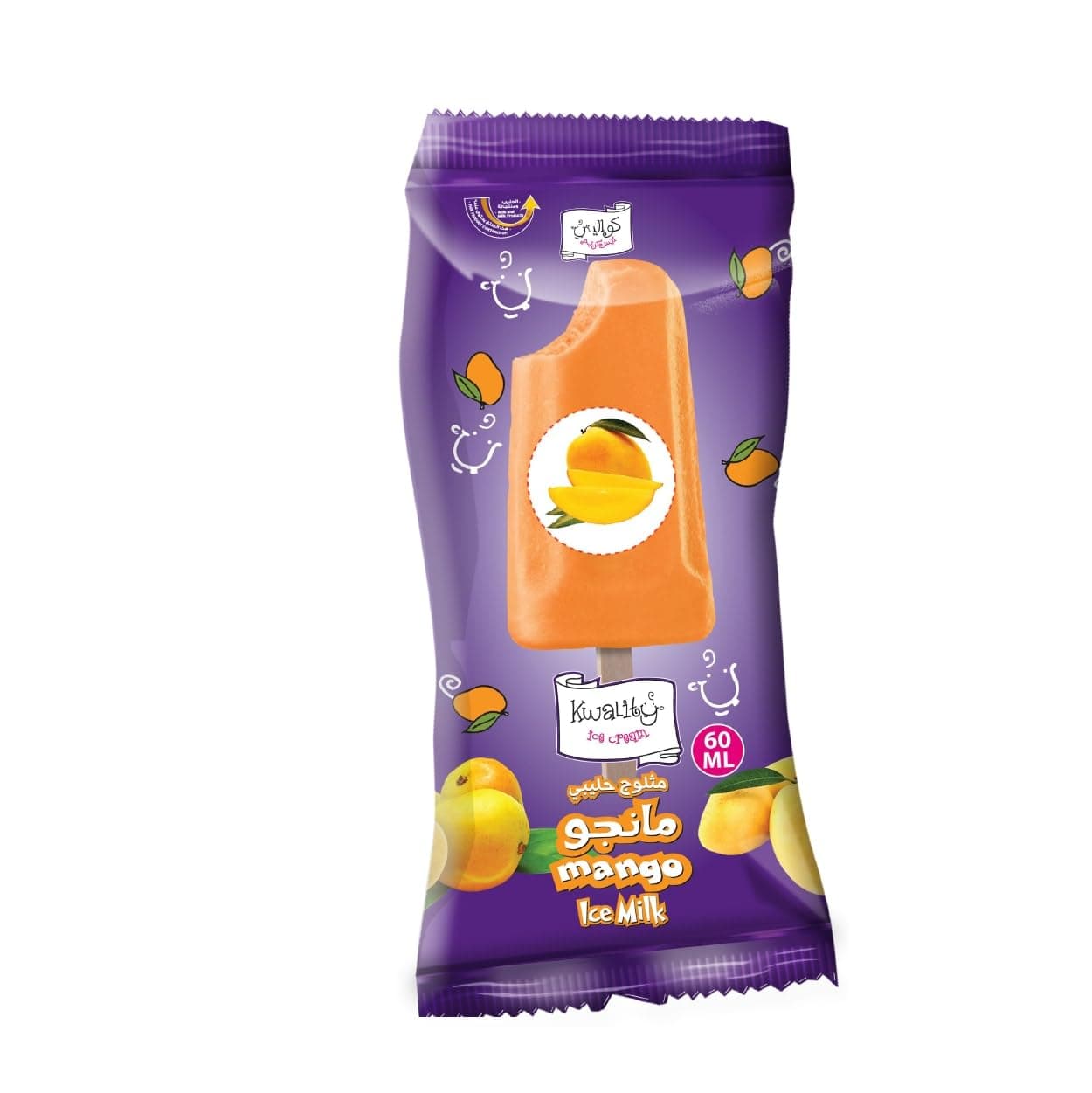 Kwality Mango Milk Fruity Ice Cream 60 ml