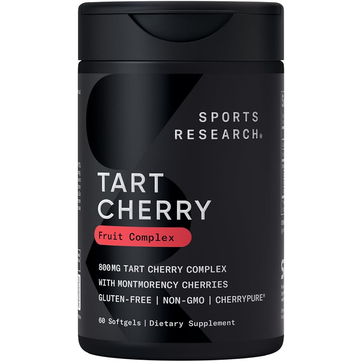 Sports Research Tart Cherry Concentrate,800mg - 60 Softgels