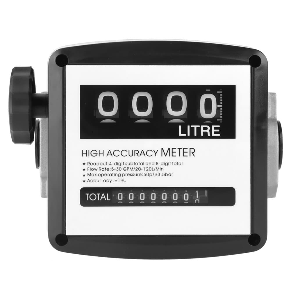 Mechanical Fuel Meter 4-Digit Digital Display for Car Vehicle