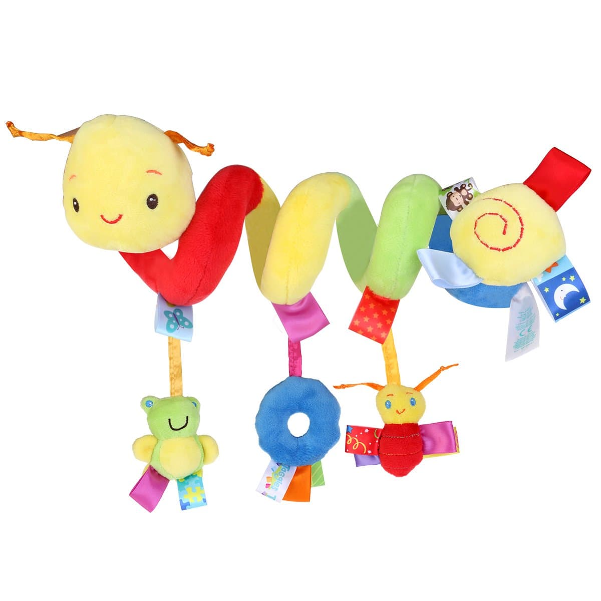 Toyvian Baby Spiral Bed Stroller Toy Infant Crib Activity Toy Car Seat Toy