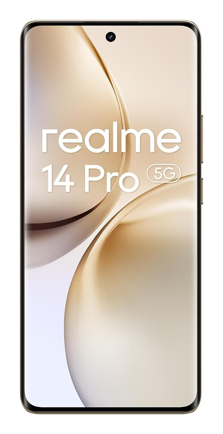 Realme 14 Pro Dual-SIM 256GB ROM + 8GB RAM (GSM Only | No CDMA) Factory Unlocked 5G Smartphone (Pearl White) - International Version