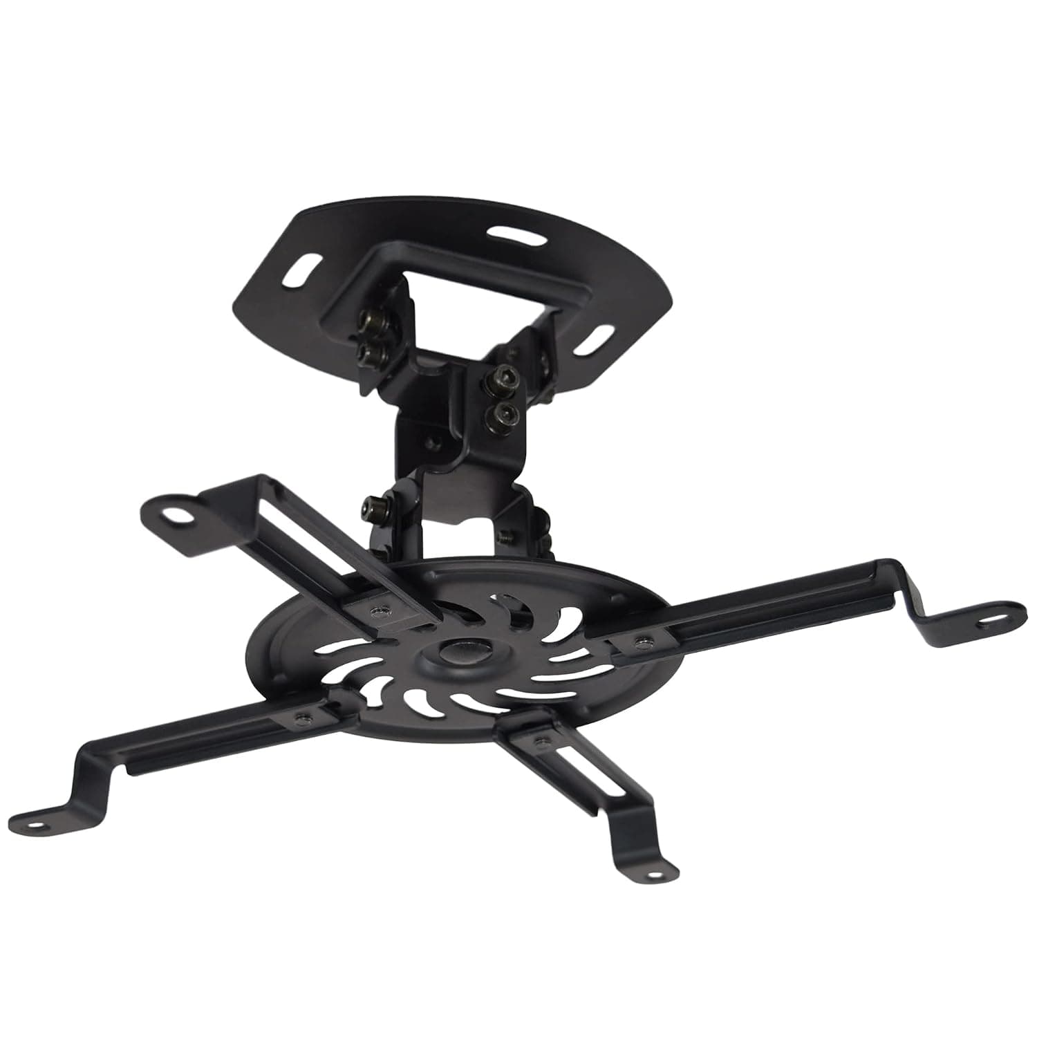 (Black) - VIVO Universal Adjustable Black Ceiling Projector/Projection Mount Extending Arms (MOUNT-VP01B)