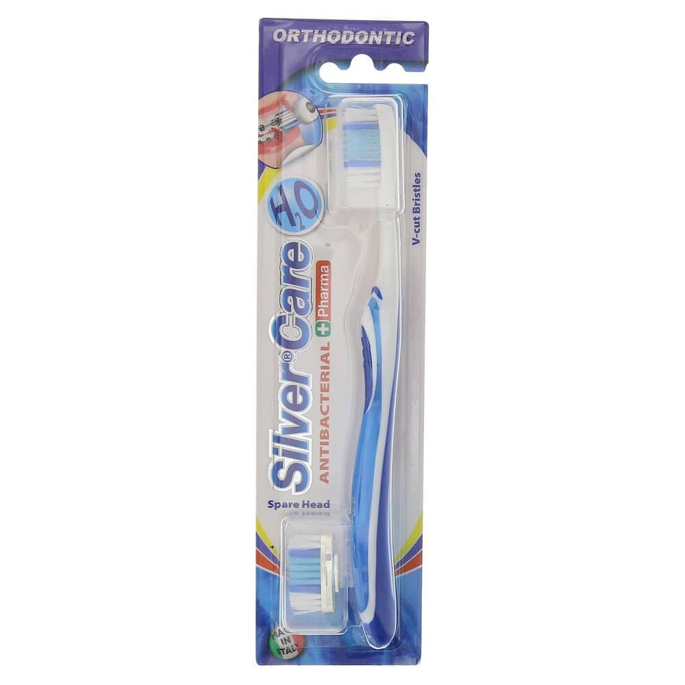 SILVER CARE PHARMA ORTHODONTIC ANTIBACTERIAL TOOTHBRUSH