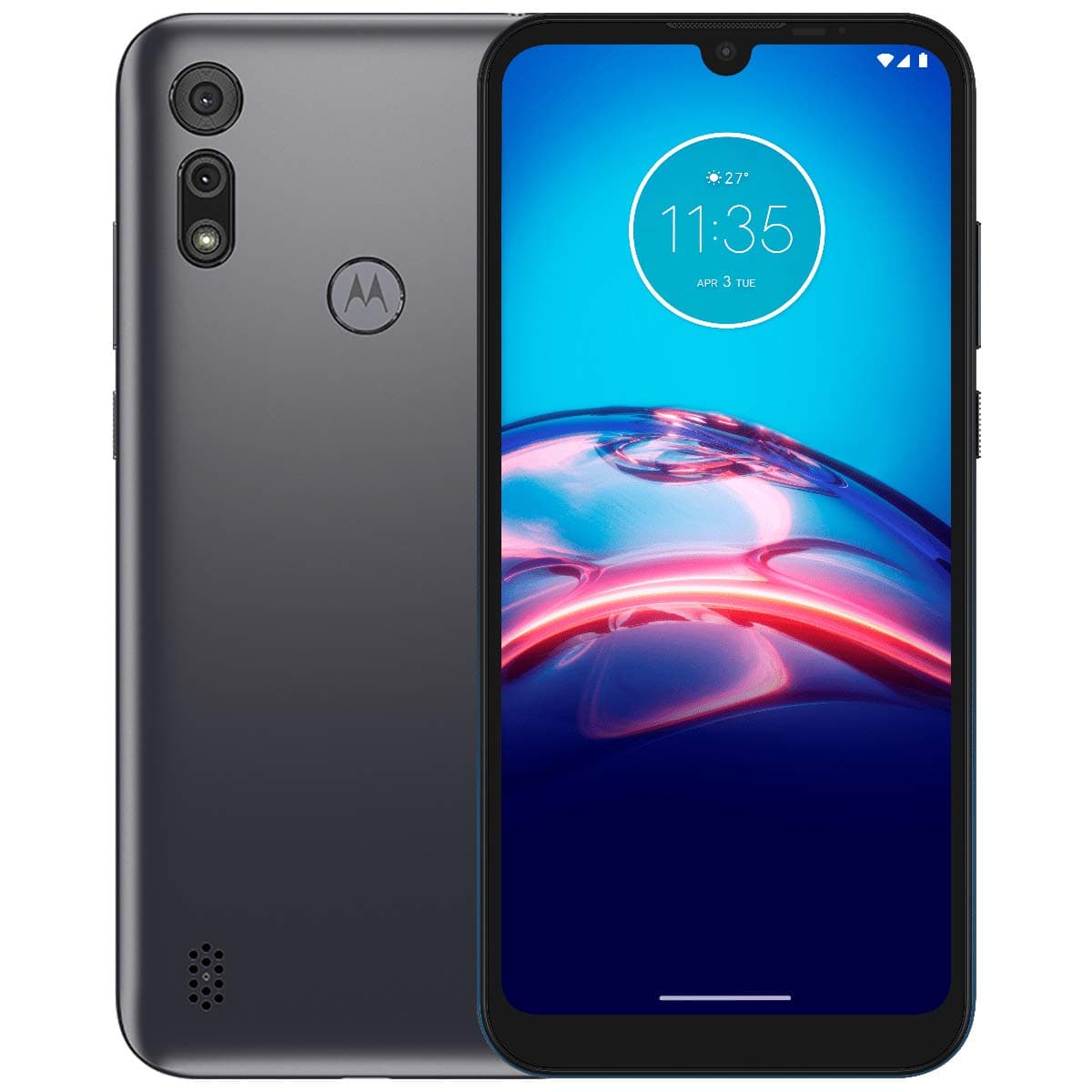 Motorola E6s Dual-SIM 32GB ROM + 2GB RAM Factory Unlocked 4G/LTE Smartphone (Meteor Grey) - International Version