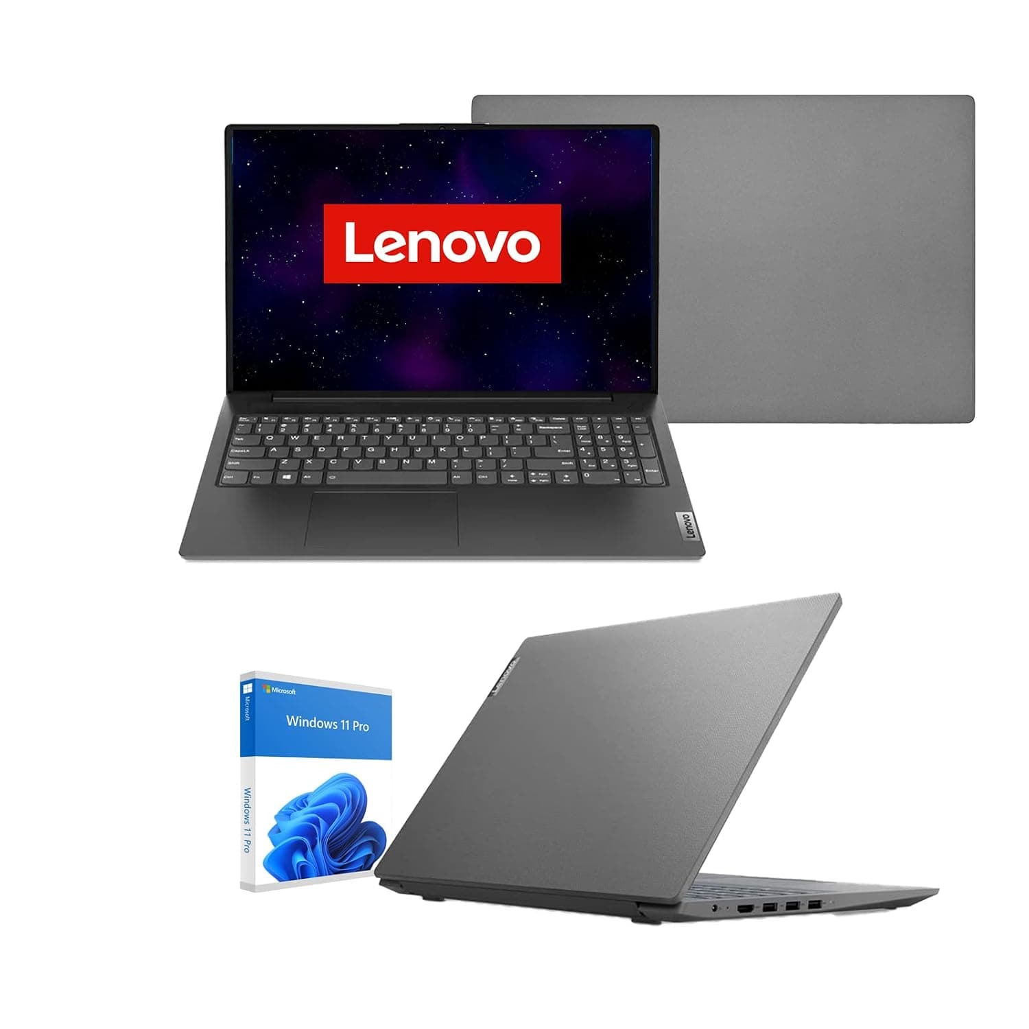 Notebook Pc Lenovo Intel N4020 2.8Ghz 15.6 Inch FHd, Ram 8Gb Ddr4, SSD Nvme 256Gb M2, HDmi, Usb 3.0, Wifi, Bluetooth, Webcam, Windows 11 Ready to Use