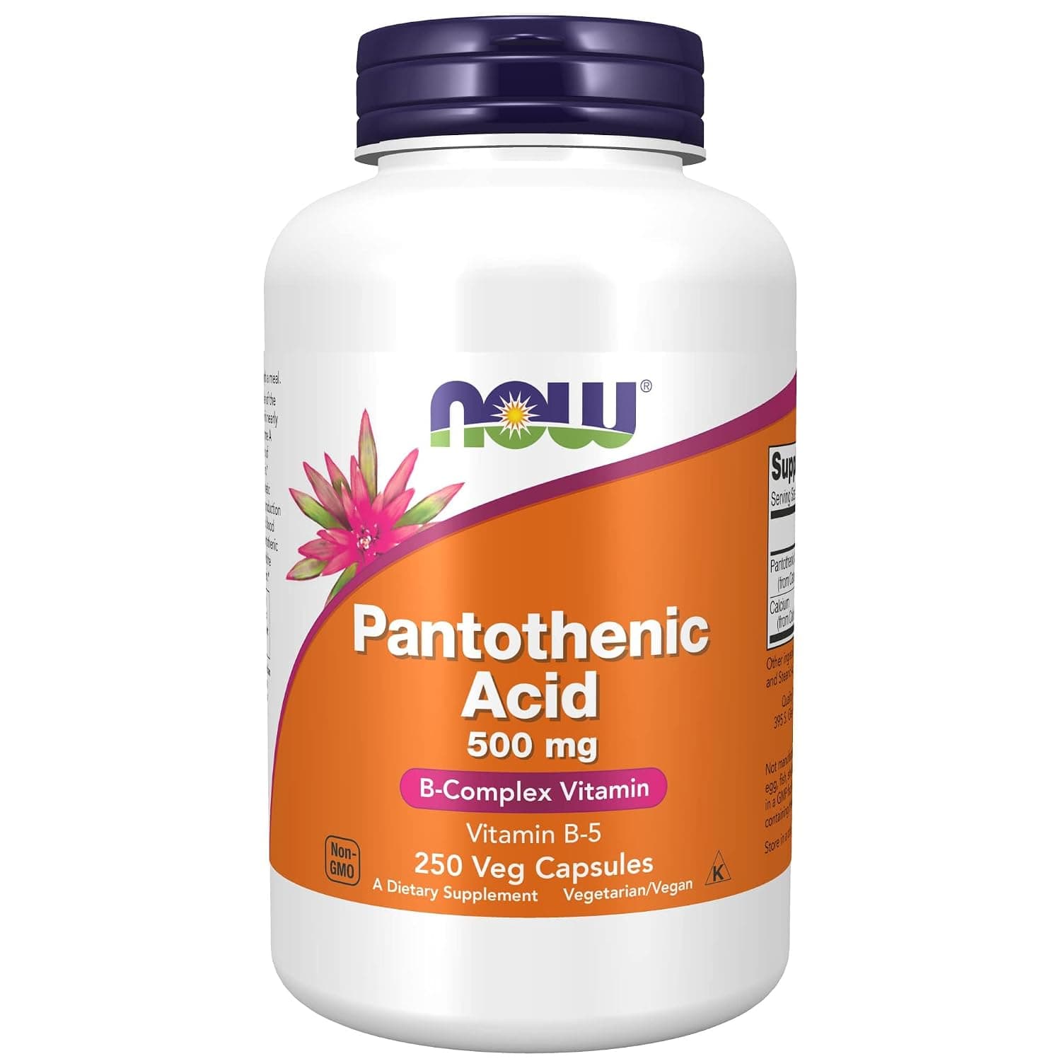 Now Foods, Pantothenic Acid, 500 mg, 250 Capsules