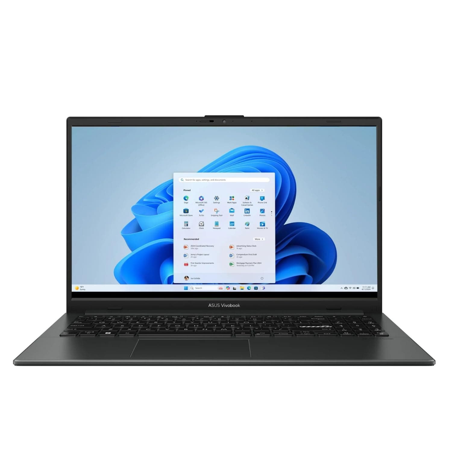 ASUS Vivobook Go 15.6" FHD Laptop, Intel i3-N305, 8GB RAM, 128GB Storage, Windows 11 Home in S Mode, Intel UHD Graphics, HDMI, USB, Black - E1504GA-WB31
