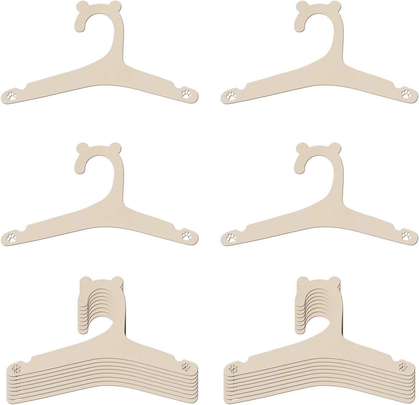20 Pcs Kids Wooden Hangers,8.94'' Kids Baby Toddler Children Wooden Hanger for Clothes & Pants,Baby Children Wooden Hangers