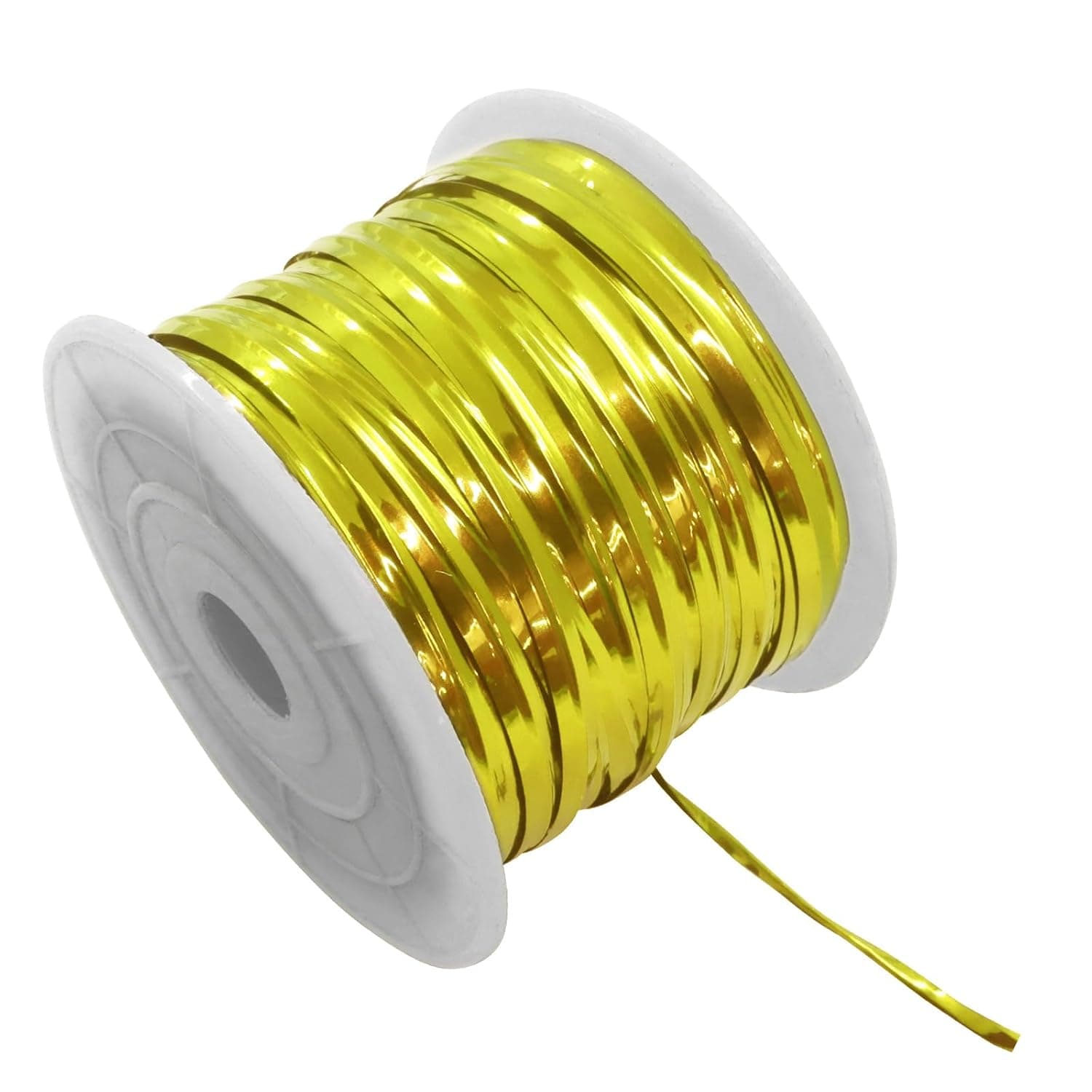 100 Yards Metallic Twist Ties Roll, 4mm, Gold | Plant Garden Twist Ties, Bread, Candy, and Snack Bag Ties, Gift Wrapping, Treat Bags and Crafting