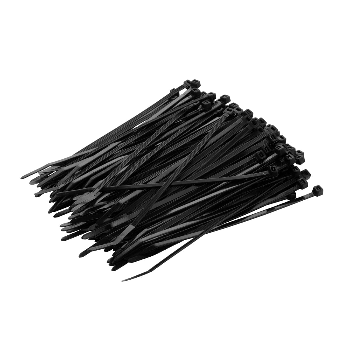 Pro7 Black Cable Ties - 3.6x250mm - 100 Piece - Self-Locking Nylon Cable Tie Buckle, Black Fasteners for Secure Car Bumper Fender Liner Repair, Wire Bundling & Cable Management