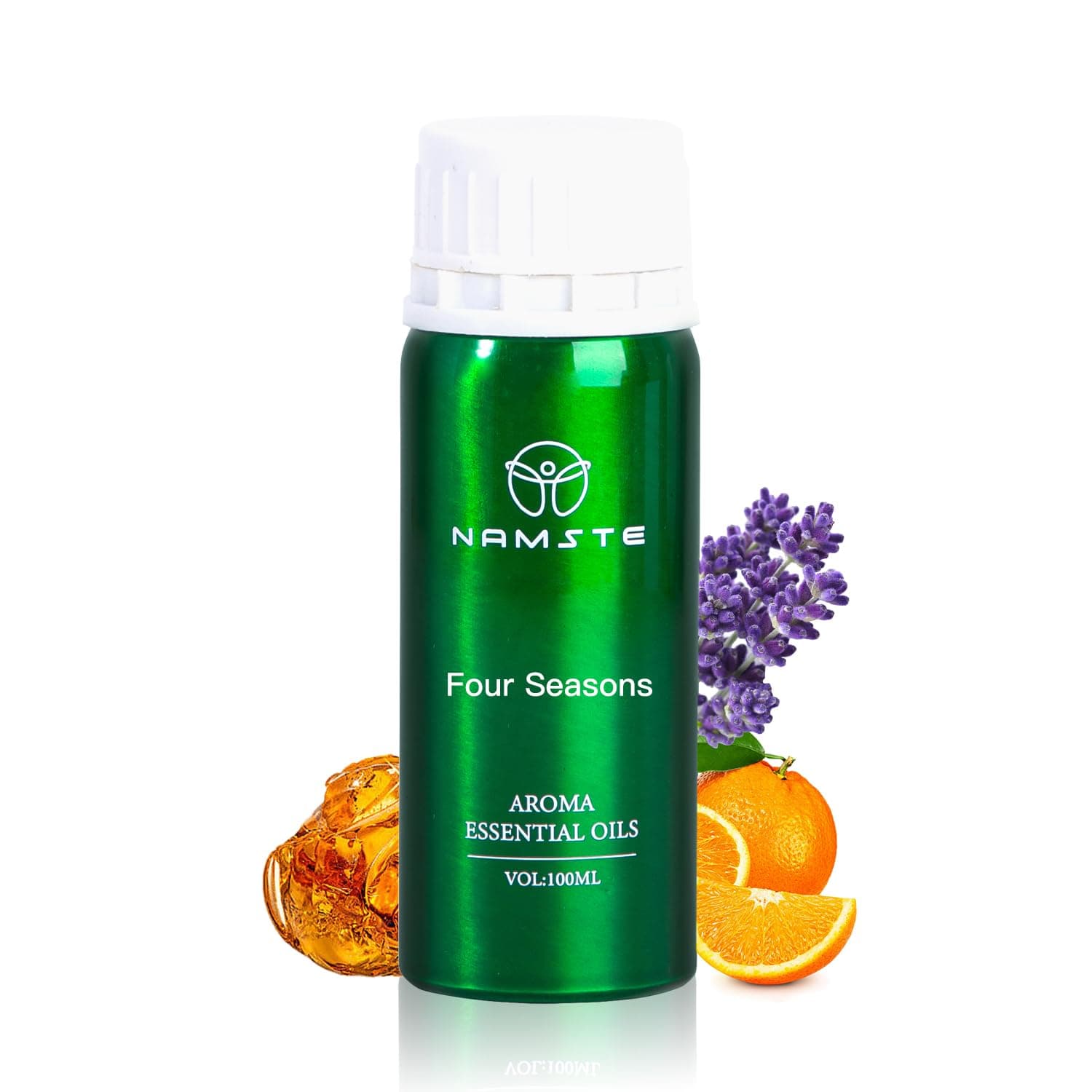 Hotel Scents Essential Oils, 100ml Four Seasons Collection Aroma Diffuser Oil, Luxury Hotel Inspired Aromatherapy, Aromatic Oils, Blends Sweet Orange, Jasmine, Musk for Relaxation and Sleep