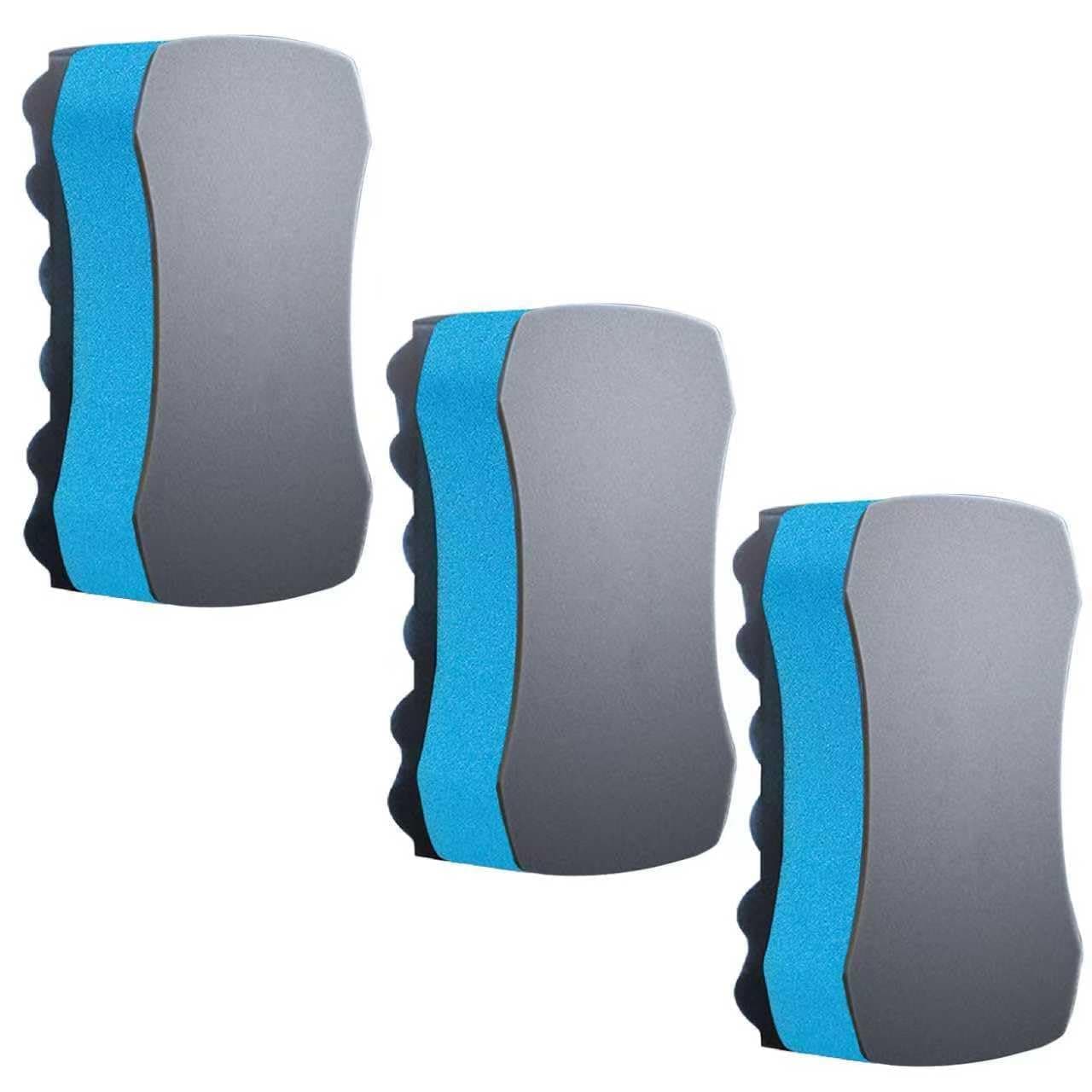 Three Texture Car Wash Sponge - Multi Purpose Bug Remover Scrubbing Side Soft Sea Sponge - Ultra Scrub Car Cleaning Sponges Wash Bucket Accessory - 3Pack