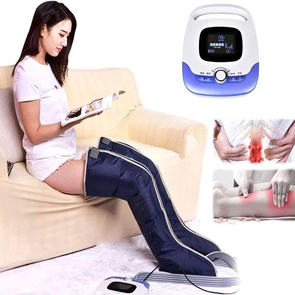 HASMI Pressotherapy Boots - Deep Leg Massage, Air Compression Leg Massager 5 Cavity Circulation Massage Machine for Physical and Relaxation (Color : 2 Leg)