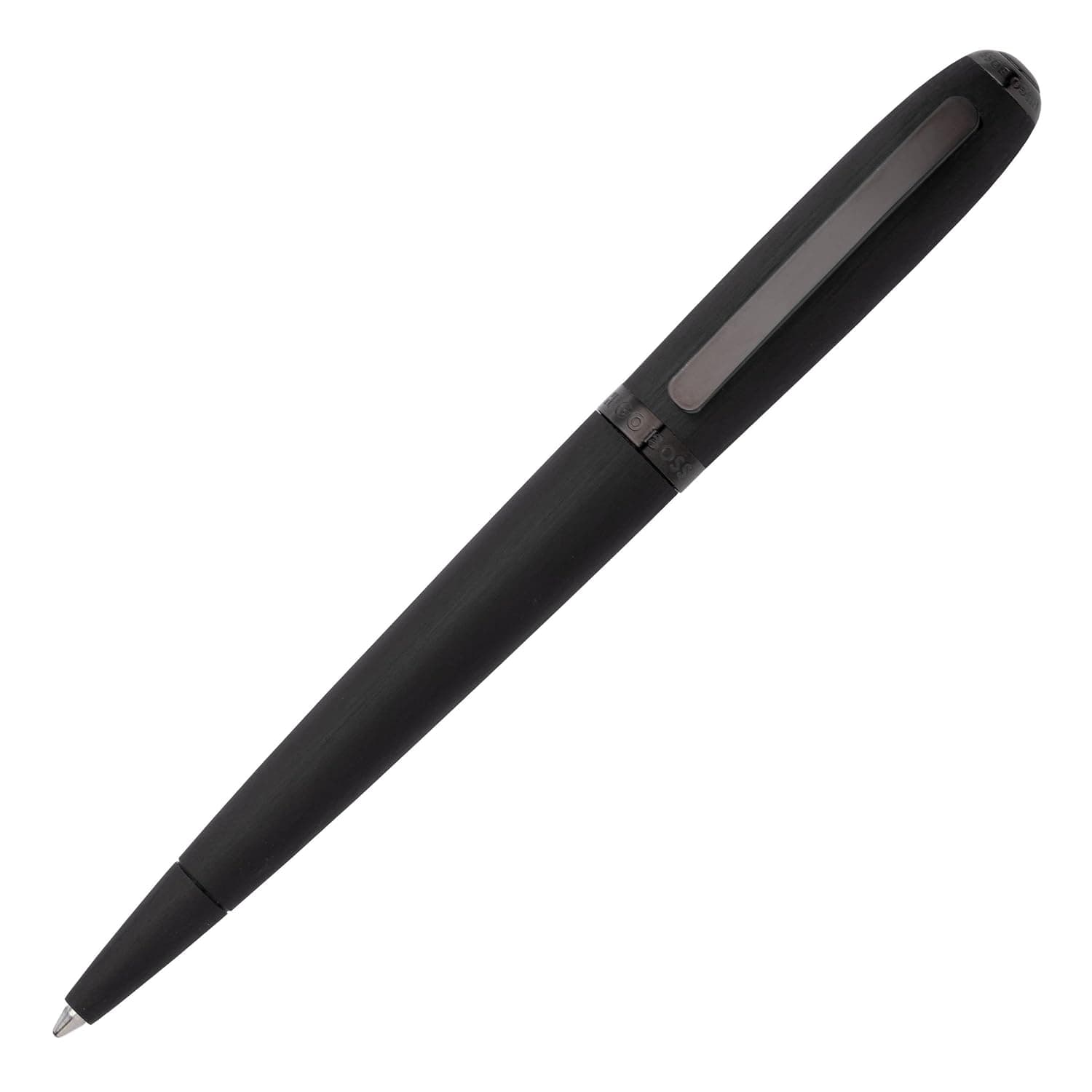 Hugo Boss Contour Ballpoint Pen Brushed Black