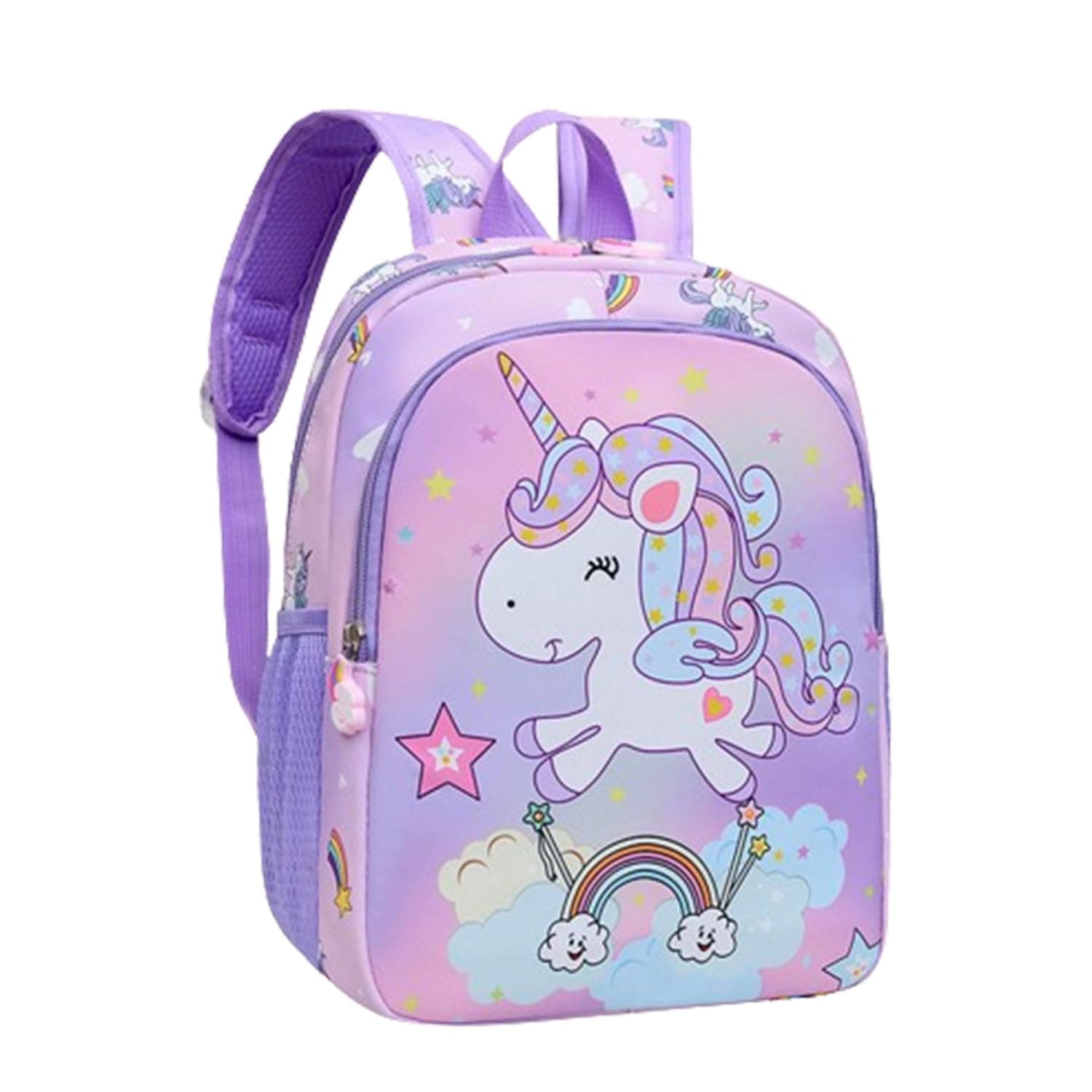 Kids Girls Backpack, Children Backpack Kindergarten School bag, Lightweight and Portable Book Bags, Elementary Students Book Bag, Durable Cartoon bag for 3.4.5.6.7.8.9.10 Girls Kids