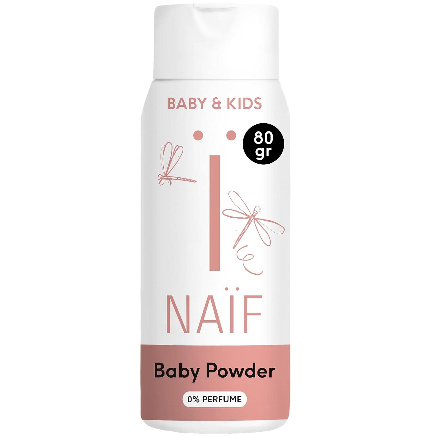 Naïf - Baby Powder - 100% Natural Made from Rice - Suitable for Newborns - 0% Perfume - Dermatologically Tested - Natural Origin