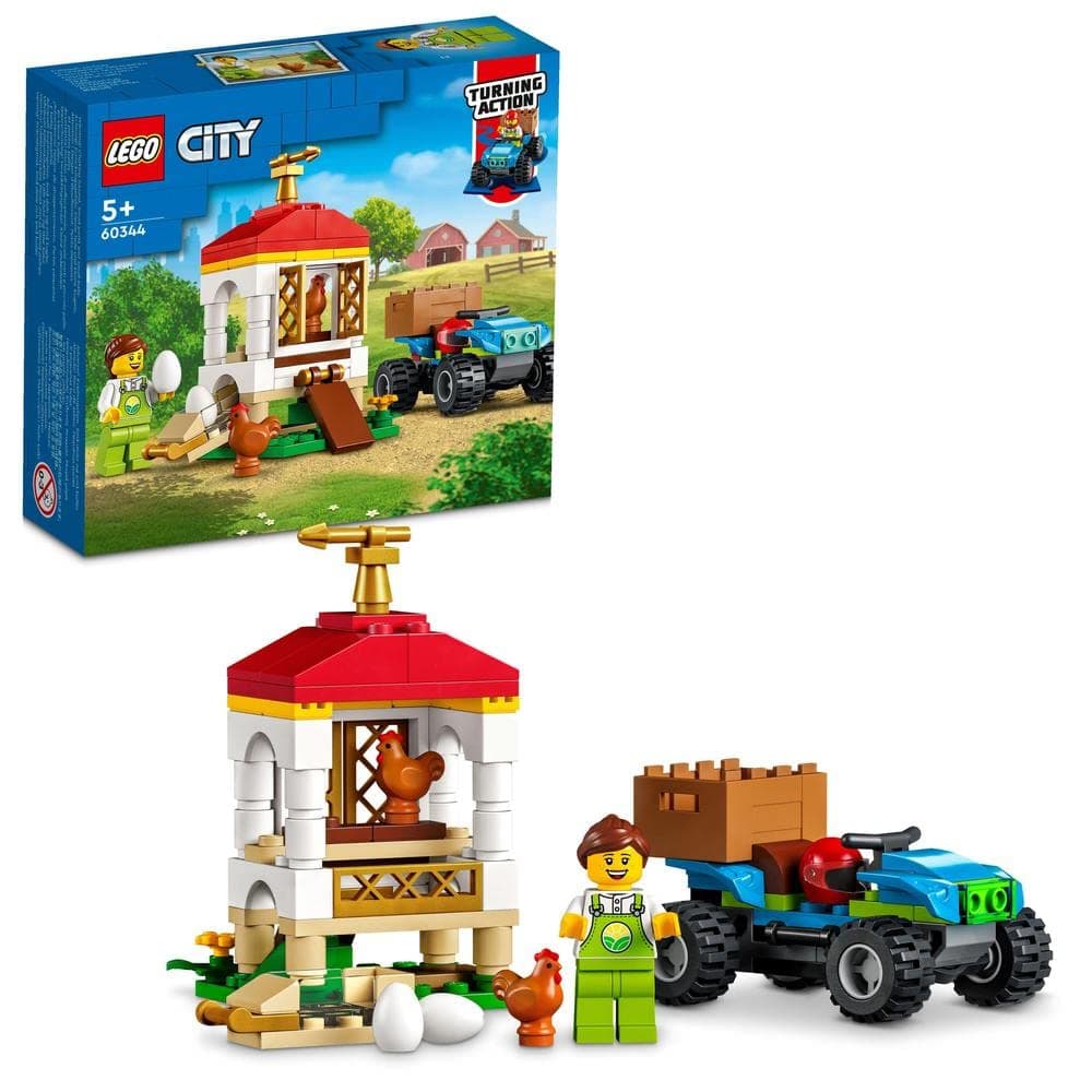 LEGO® City Chicken Henhouse 60344 Building Kit (101 Pieces)