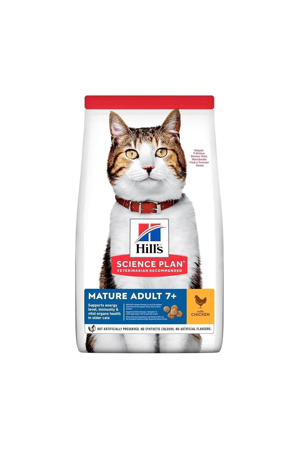 Hill's Science Plan Mature Adult 7+ cat food with Chicken, 1.5 kg
