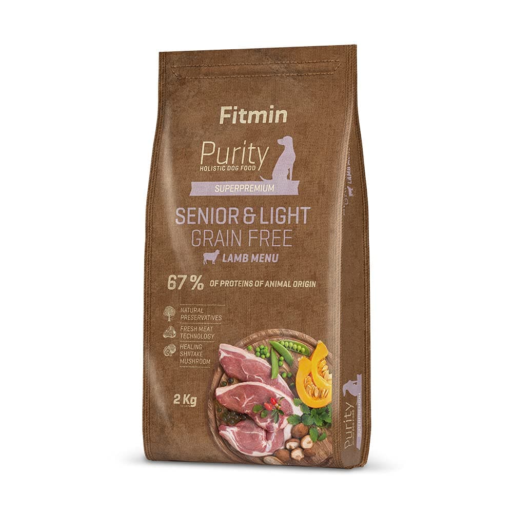 Fitmin Dog Purity Gf Senior&Light Lamb - Dry Dog Food - 2 Kg