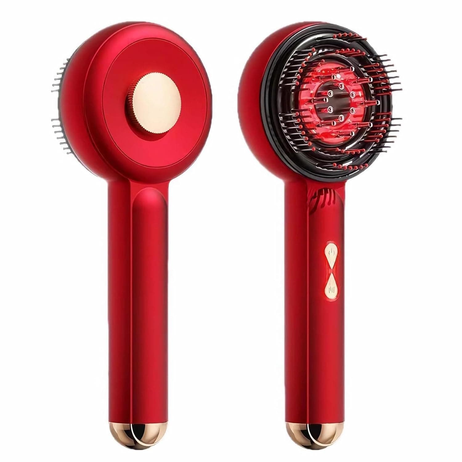 Mizznee Electric Scalp Massager With Red Light Therapy, Electric Hair Oil Applicator Comb, Portable Head Massager For Hair Growth, Scalp Care, Applicable To Relaxation, Home Office Travel