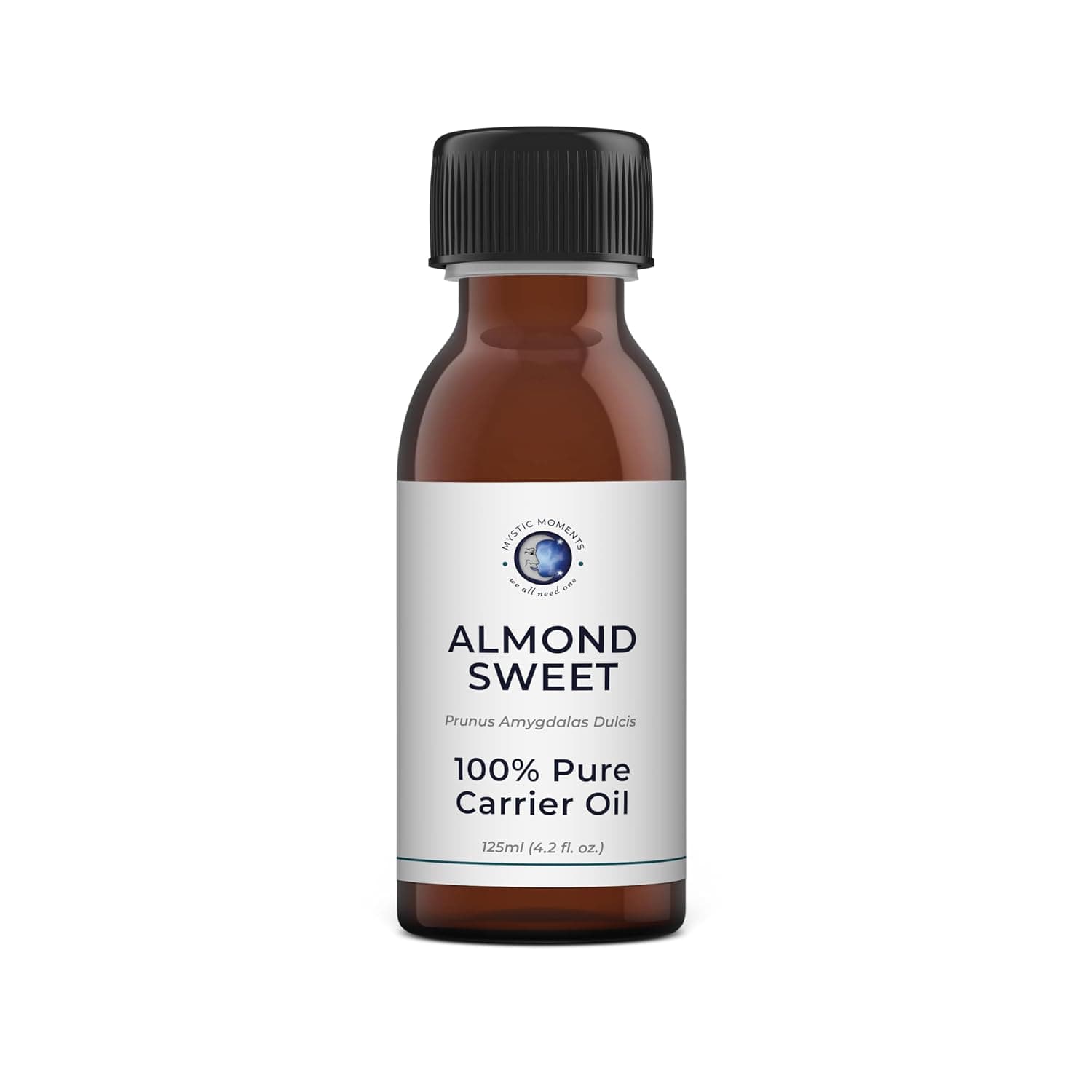 Mystic Moments | Sweet Almond Carrier Oil 250ml - Pure & Natural Oil Perfect for Hair, Face, Nails, Aromatherapy, Massage and Oil Dilution Vegan GMO Free