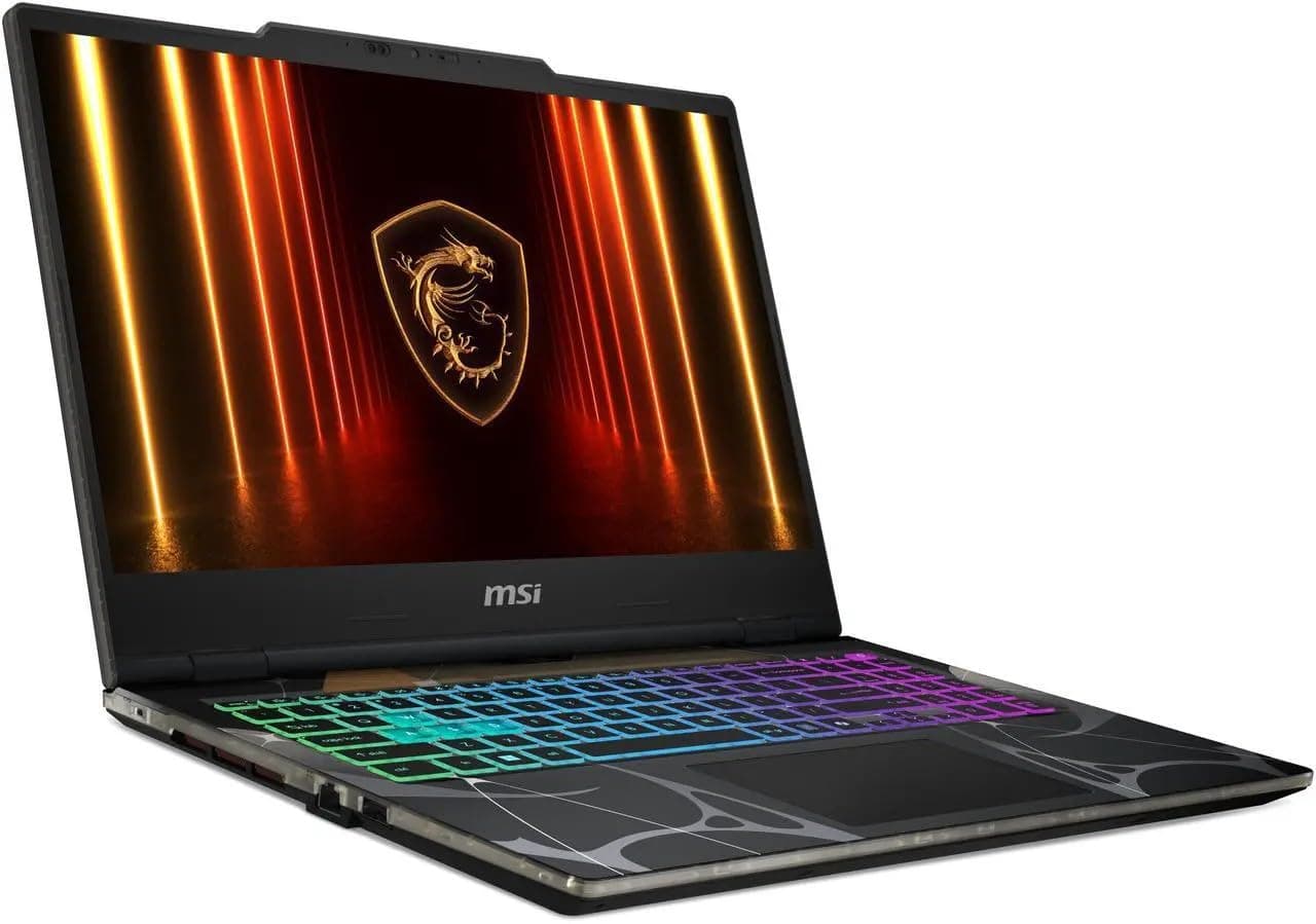 msi Cyborg 15 B2RWEKG-257US 15.6" Full HD 144Hz Gaming Laptop, Intel Core 7 240H 2.5GHz, 32GB RAM, 1TB SSD, NVIDIA GeForce RTX 5050 8GB, Windows 11 Home, Translucent Black