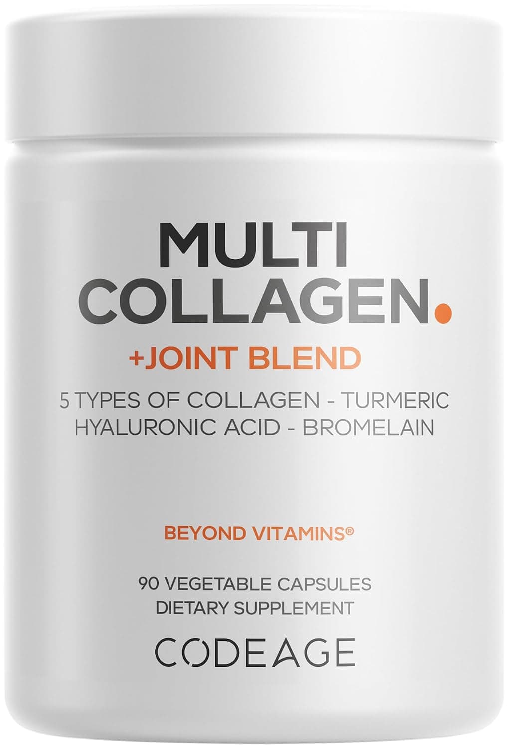 Codeage Multi Collagen Joint Blend, Hyaluronic Acid, Boswellia, 90 Capsules
