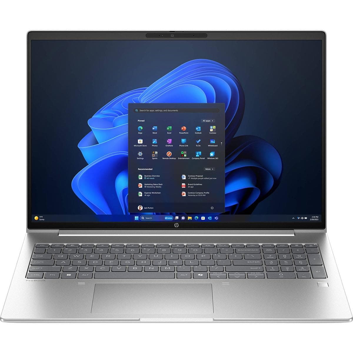 HP ProBook 4 G1i 16" Notebook - WUXGA - Intel Core Ultra 7 255U - 32 GB - 512 GB SSD - English Keyboard - Pike Silver