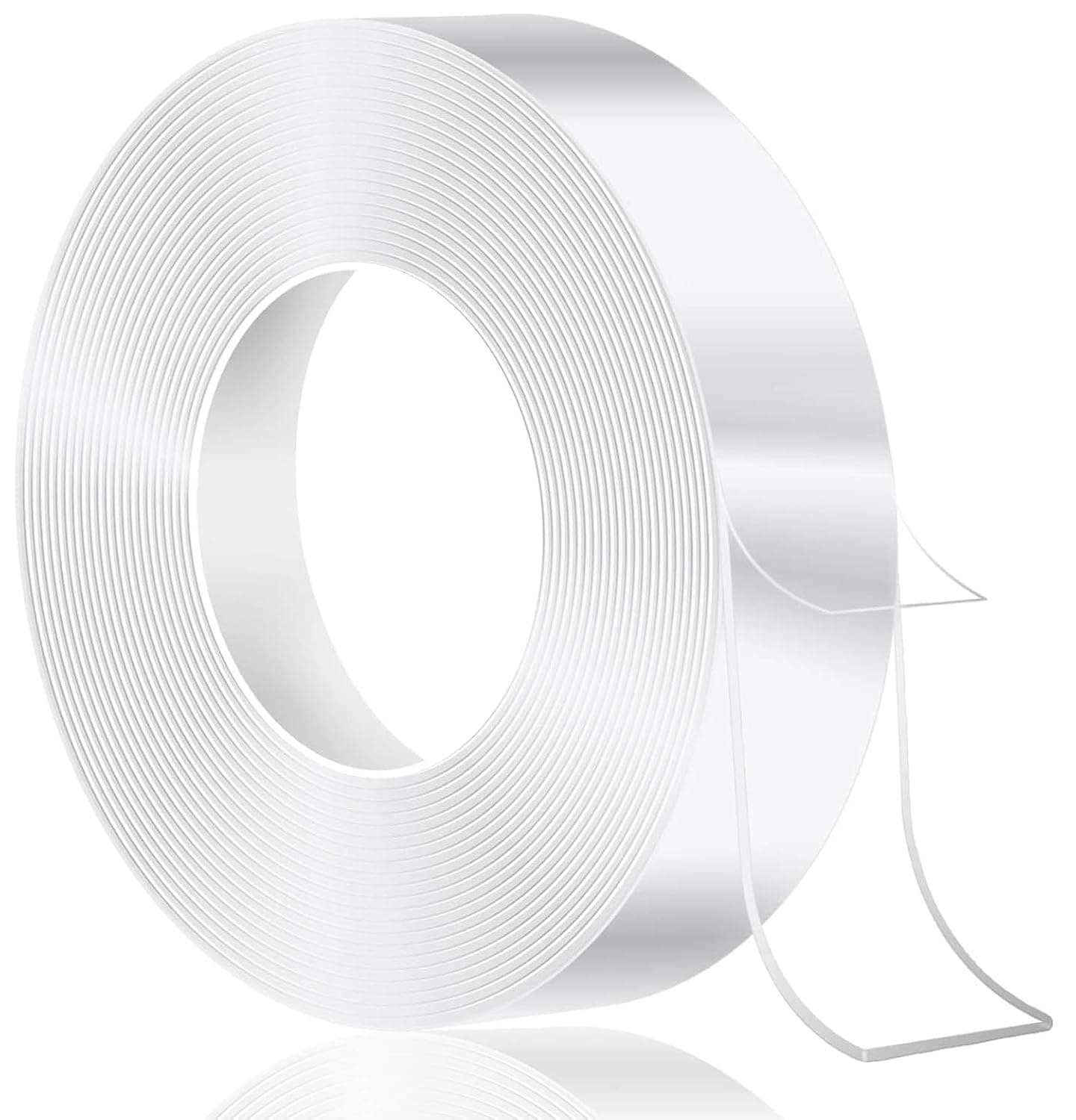 MOMENT 2 Meter Double Sided Tape, Clear Nano Mounting Strong Adhesive Tape, Removable Waterproof Traceless Two Sided Double Stick Strips for Wall, Photos, Posters, Crafts Hanging (2m x 3cm x 2mm)