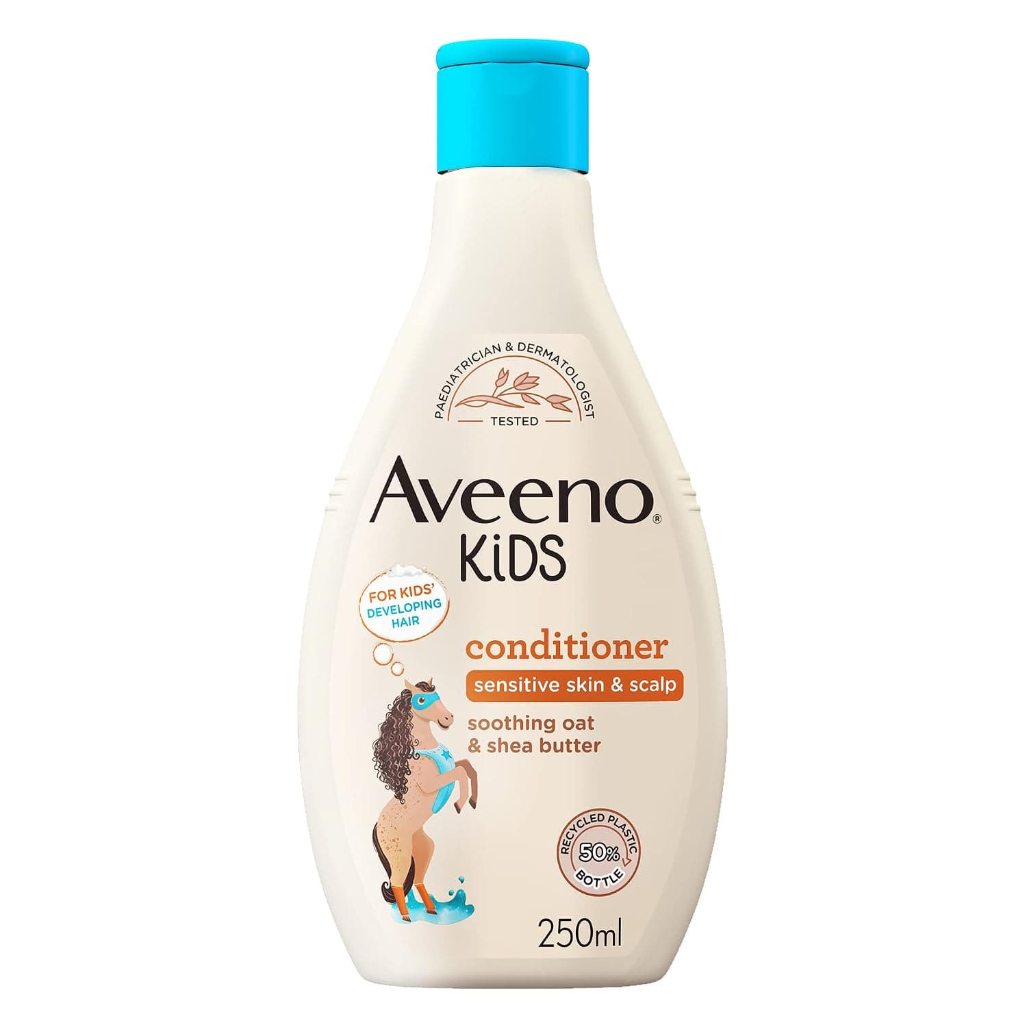Aveeno Baby Kids Conditioner 250ml | Enriched with Soothing Oat & Shea Butter | Hair Conditioner for Children Developed for Your Little Superhero | Childrens Toiletries Sets | Hair Conditioner for Children Developed for Your Little Superhero, Children's Toiletries Suitable for Different Hair Types