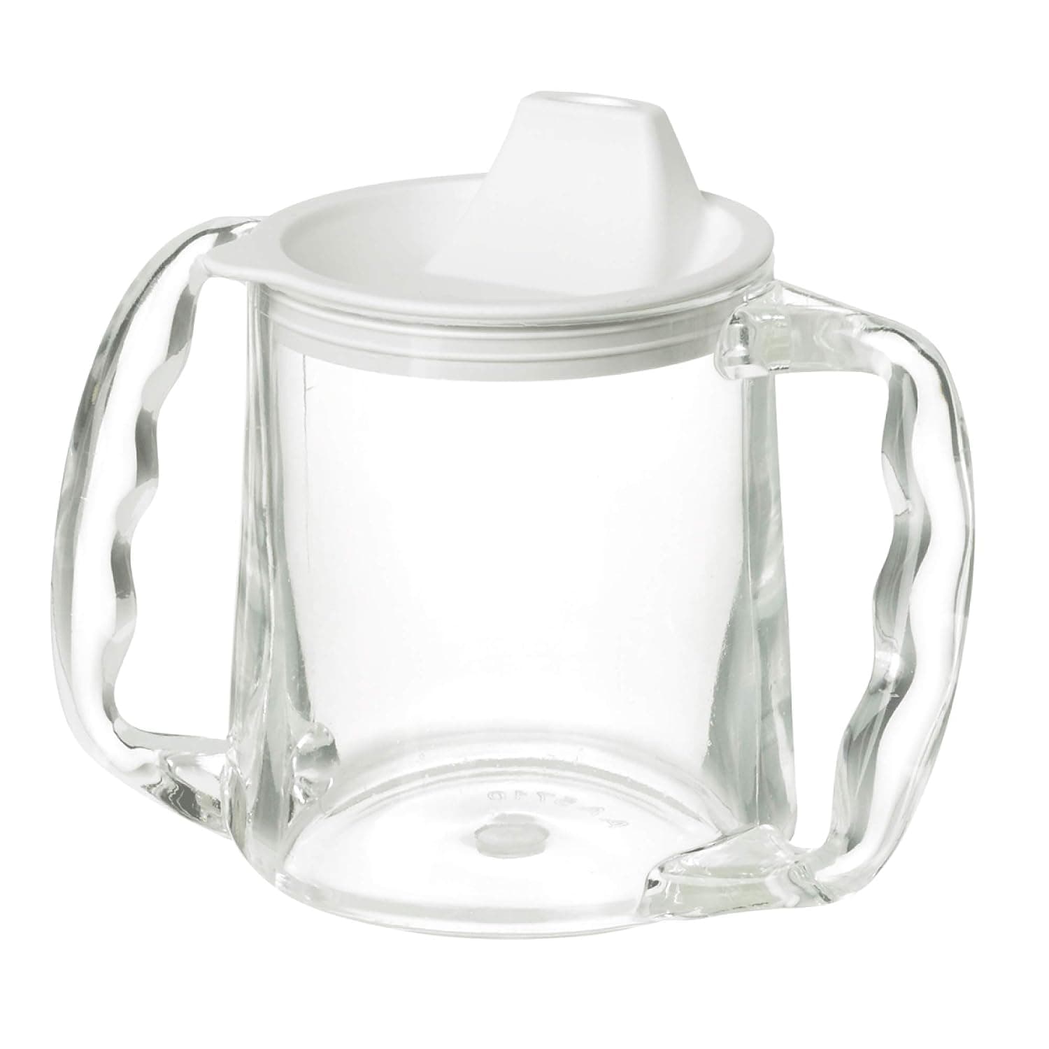 Homecraft Caring Mug, Two Handle Easy Grip Mug, Spill Resistant Portable Travel Mug with Spout Opening for Children, Elderly and Disabled Users, Large Spout, 300ml